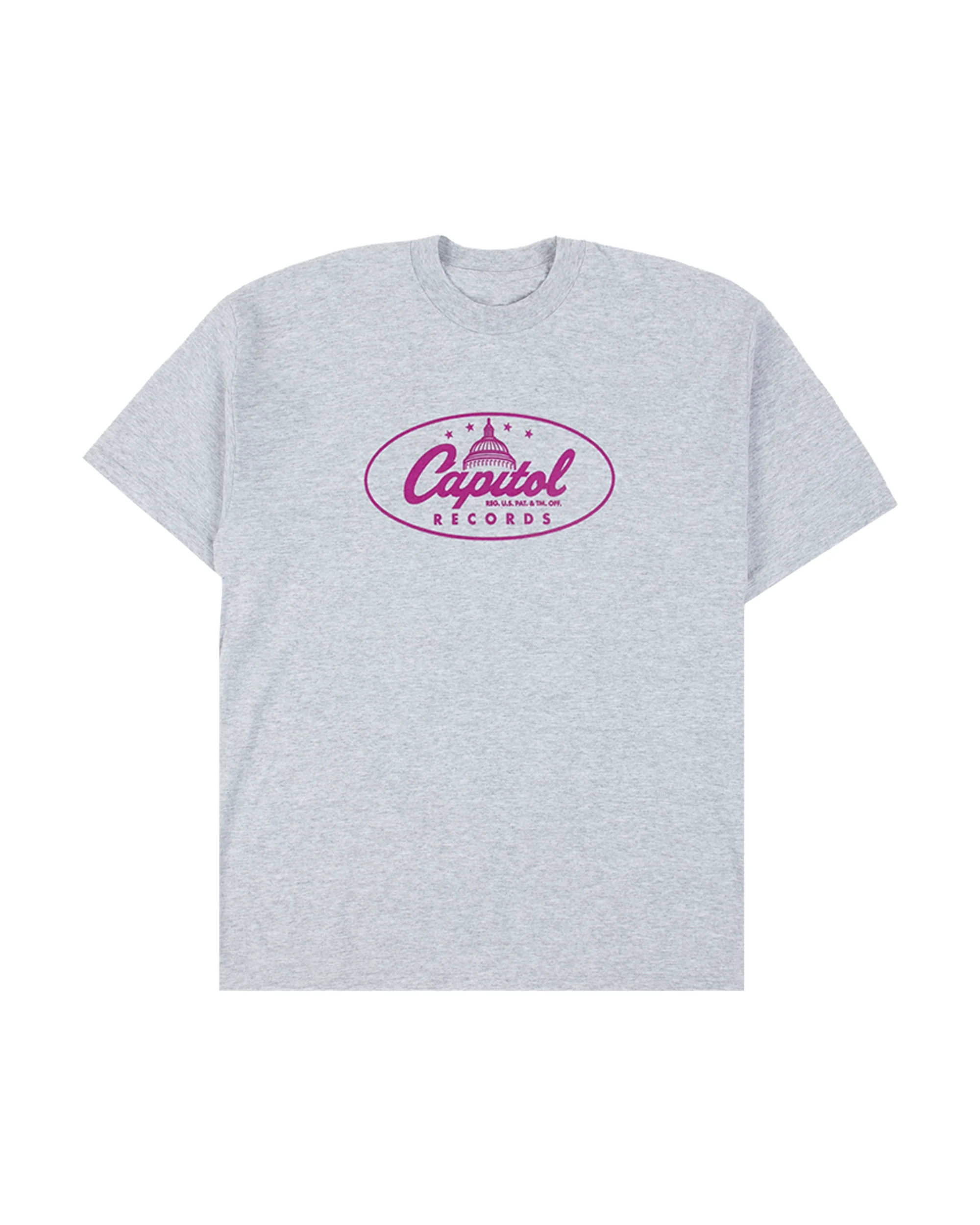 Capitol Records Heather Grey & Orchid T-Shirt