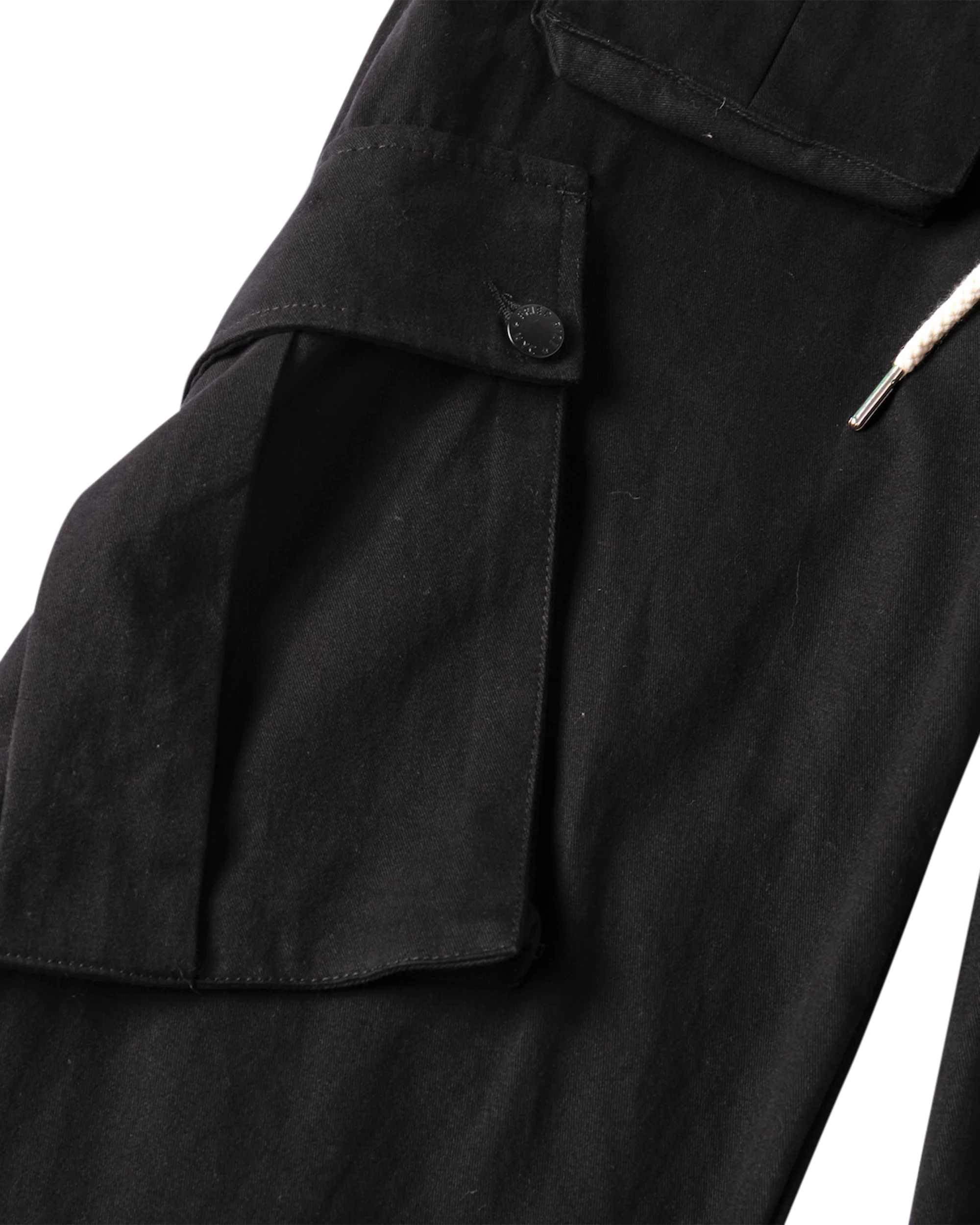 Cargo Pants - Calf Pockets - Black - Image 8