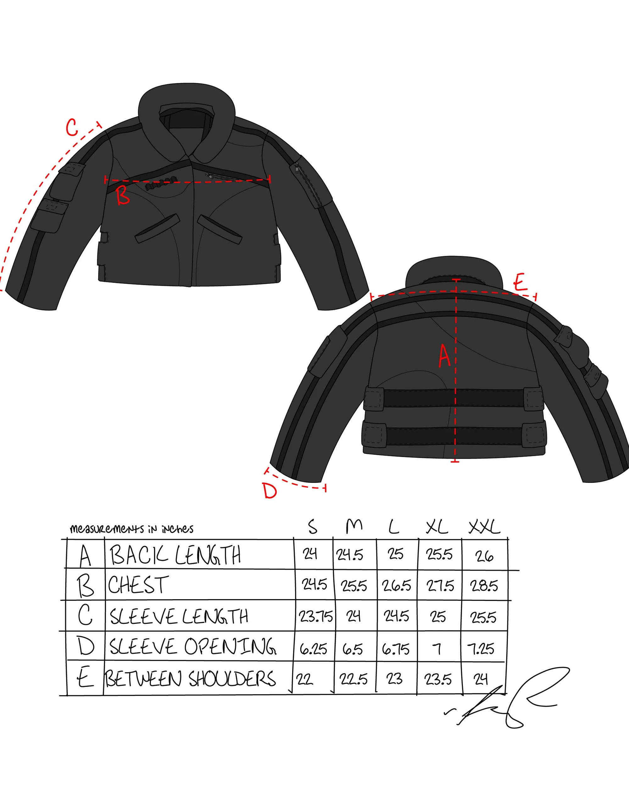 Cargo Puffer - Black - Image 3