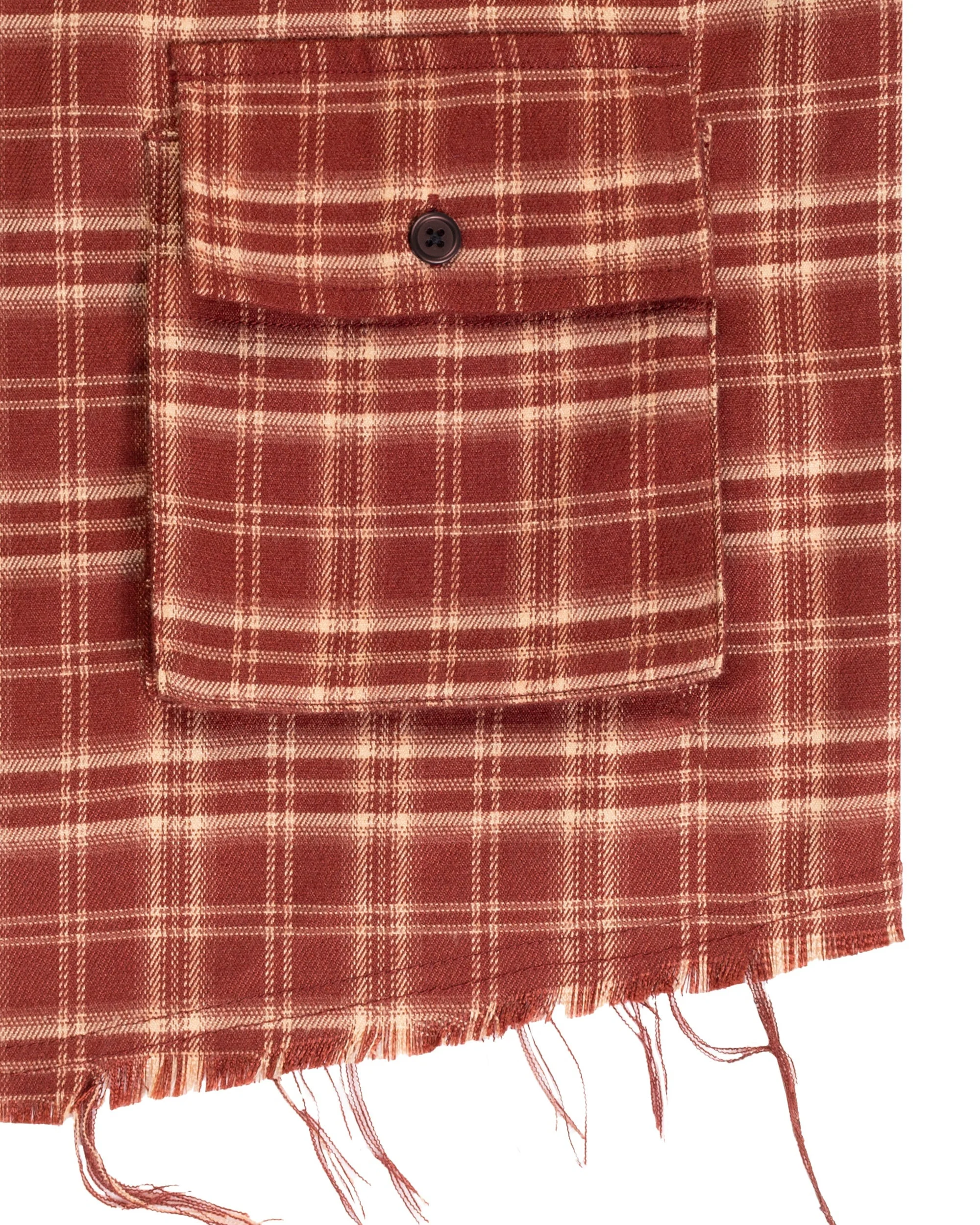Cargo Shirt- RED FLANNEL 2.0 - Image 3