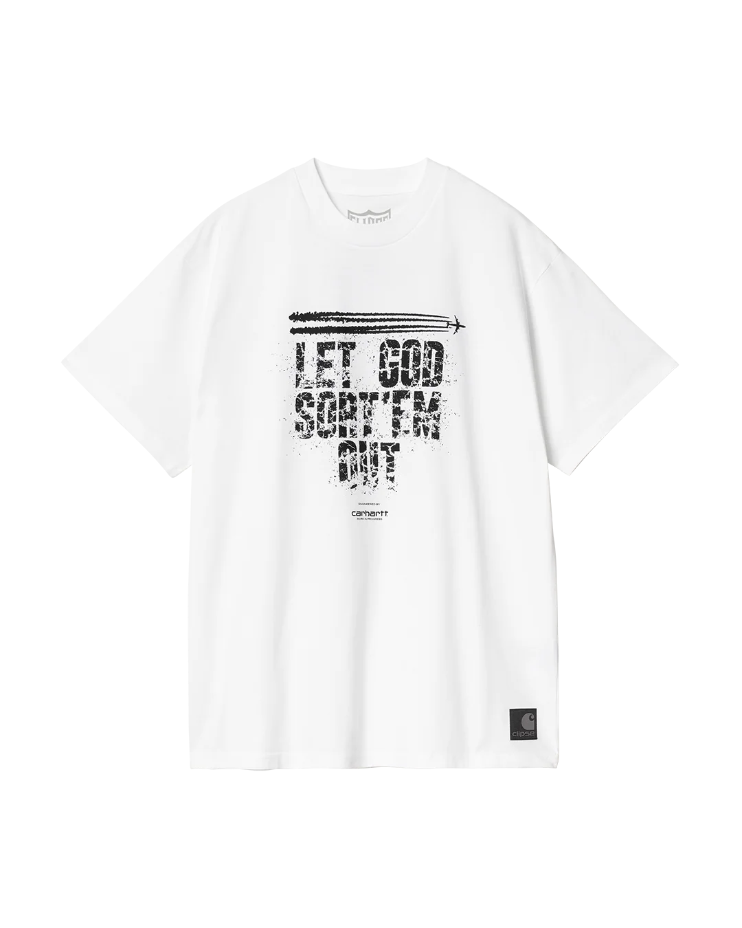 Carhartt WIP x Clipse Let God Sort Em Out T-Shirt (White)