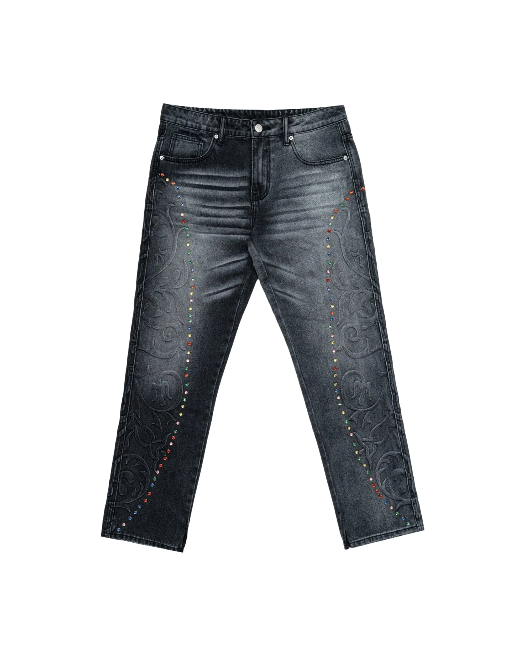 Cathedral Denim Pants - Washed Black