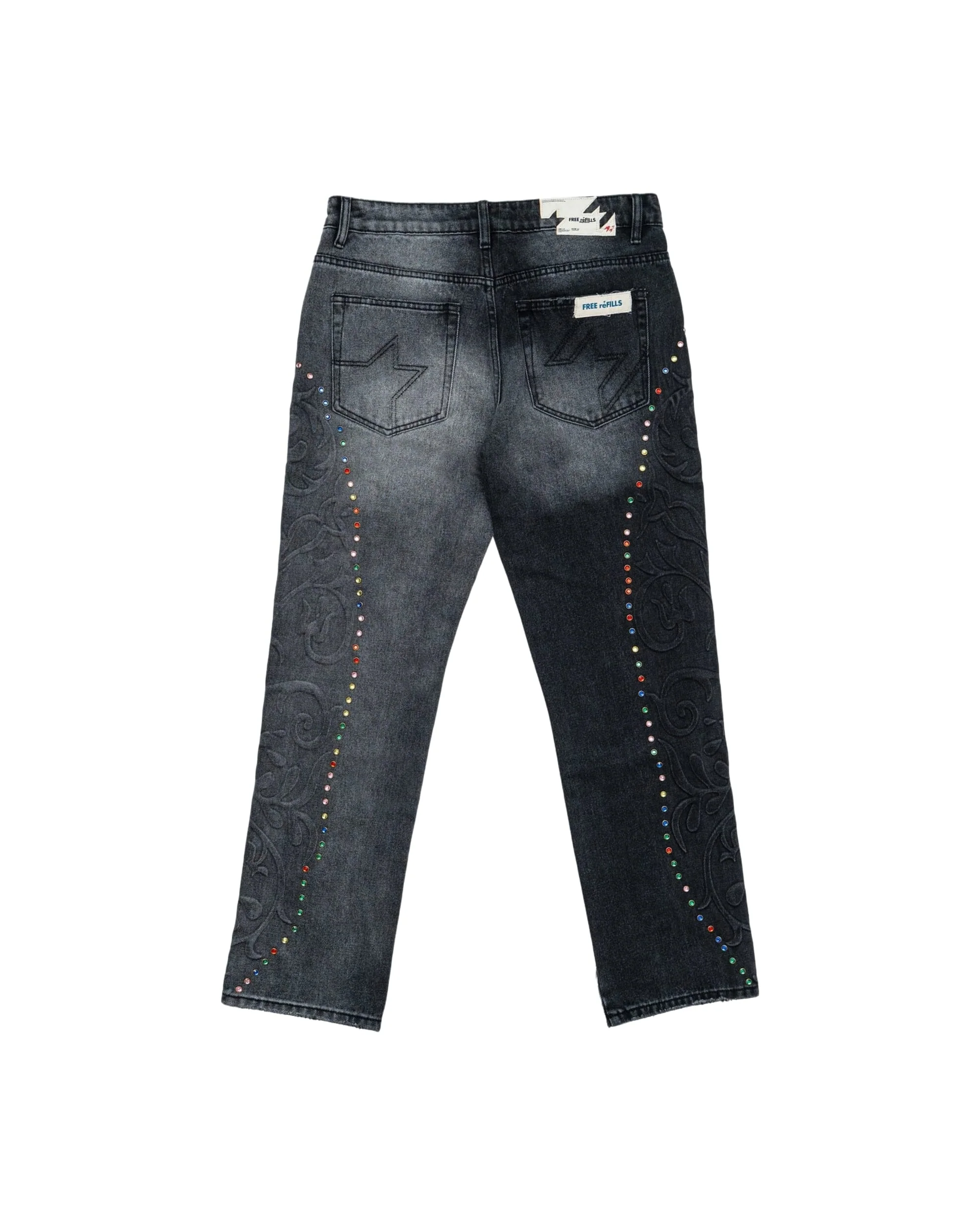 Cathedral Denim Pants - Washed Black - Image 2