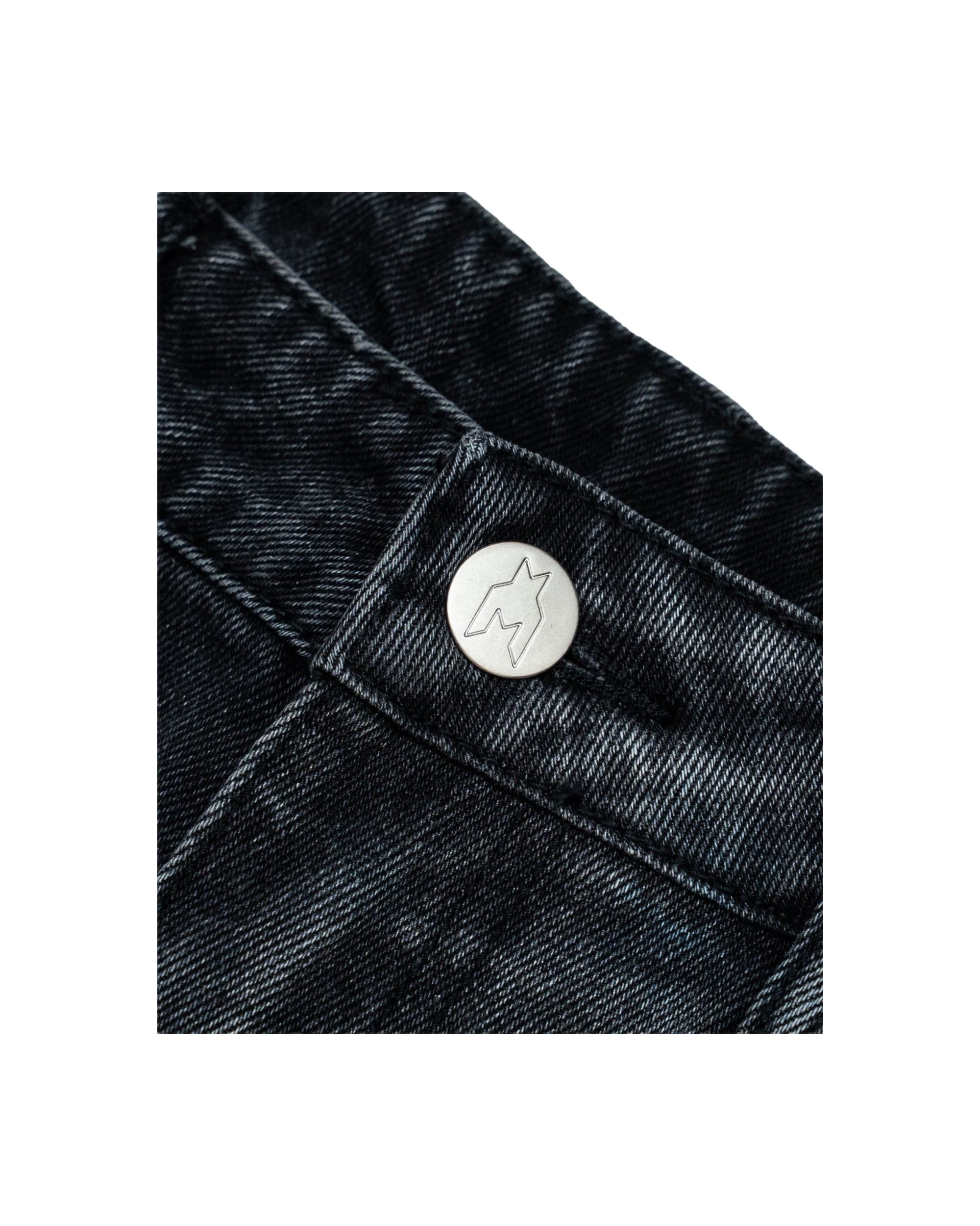 Cathedral Denim Pants - Washed Black - Image 3