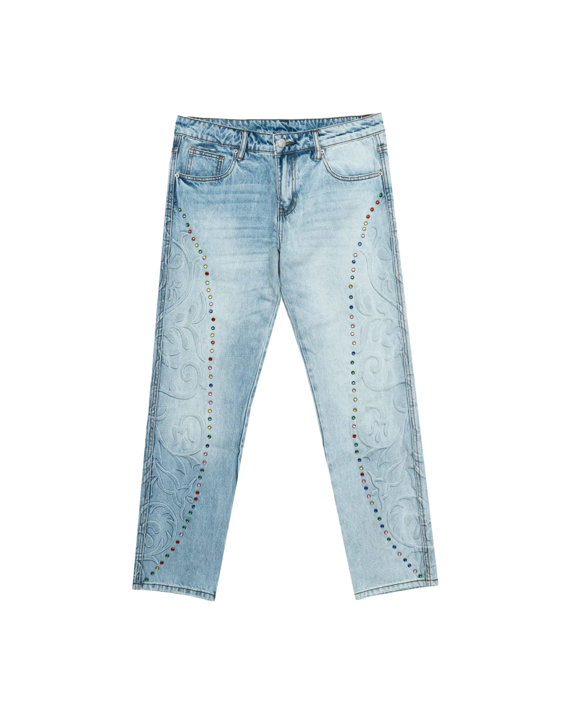 Cathedral Denim Pants - Washed Blue
