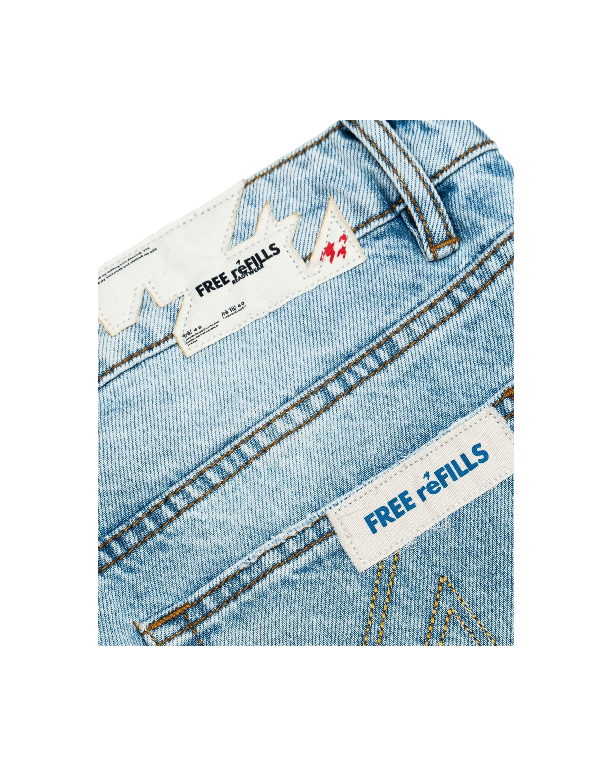Cathedral Denim Pants - Washed Blue - Image 4