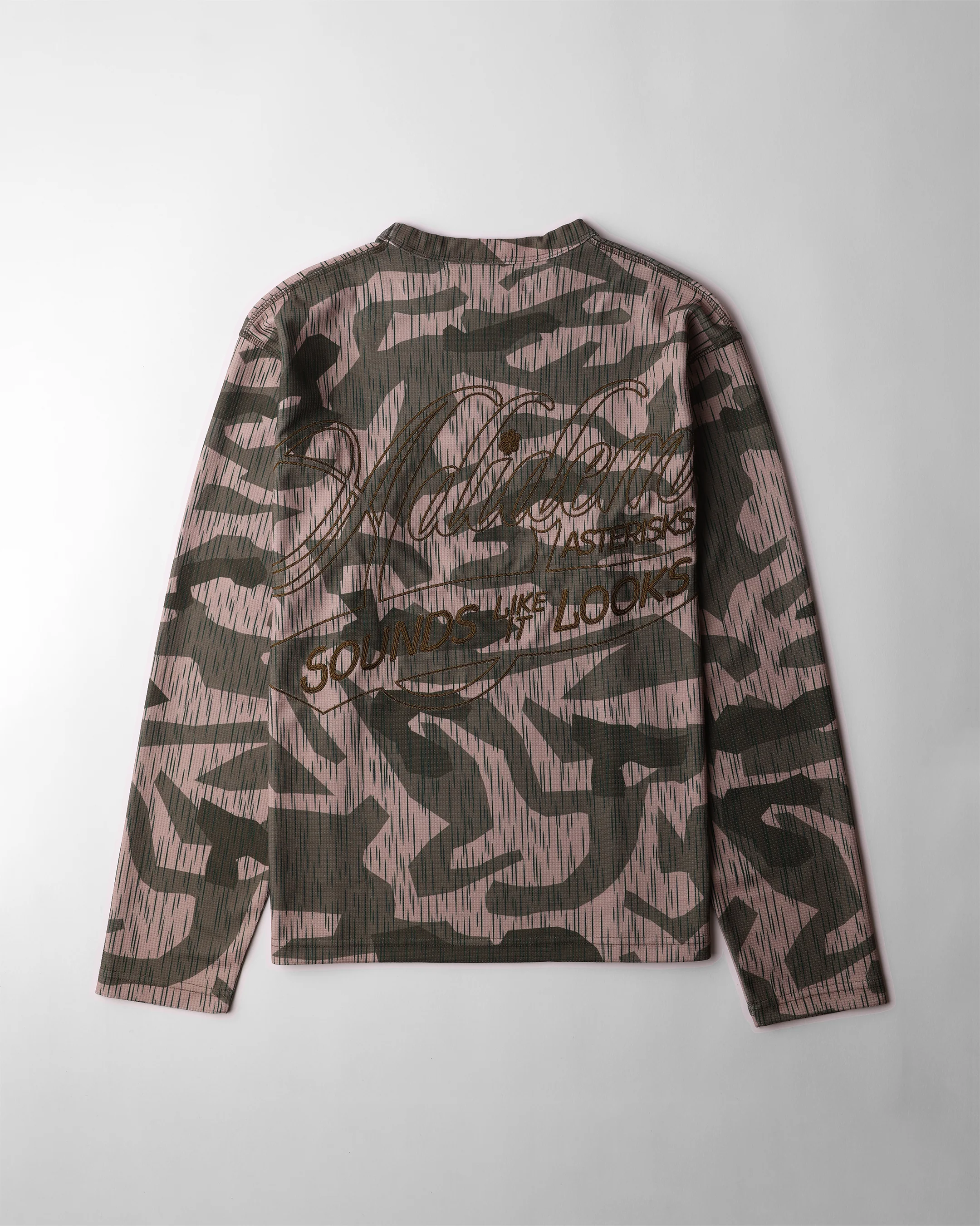 Chainstitch Cursive Script Thermal- Green Camo - Image 3