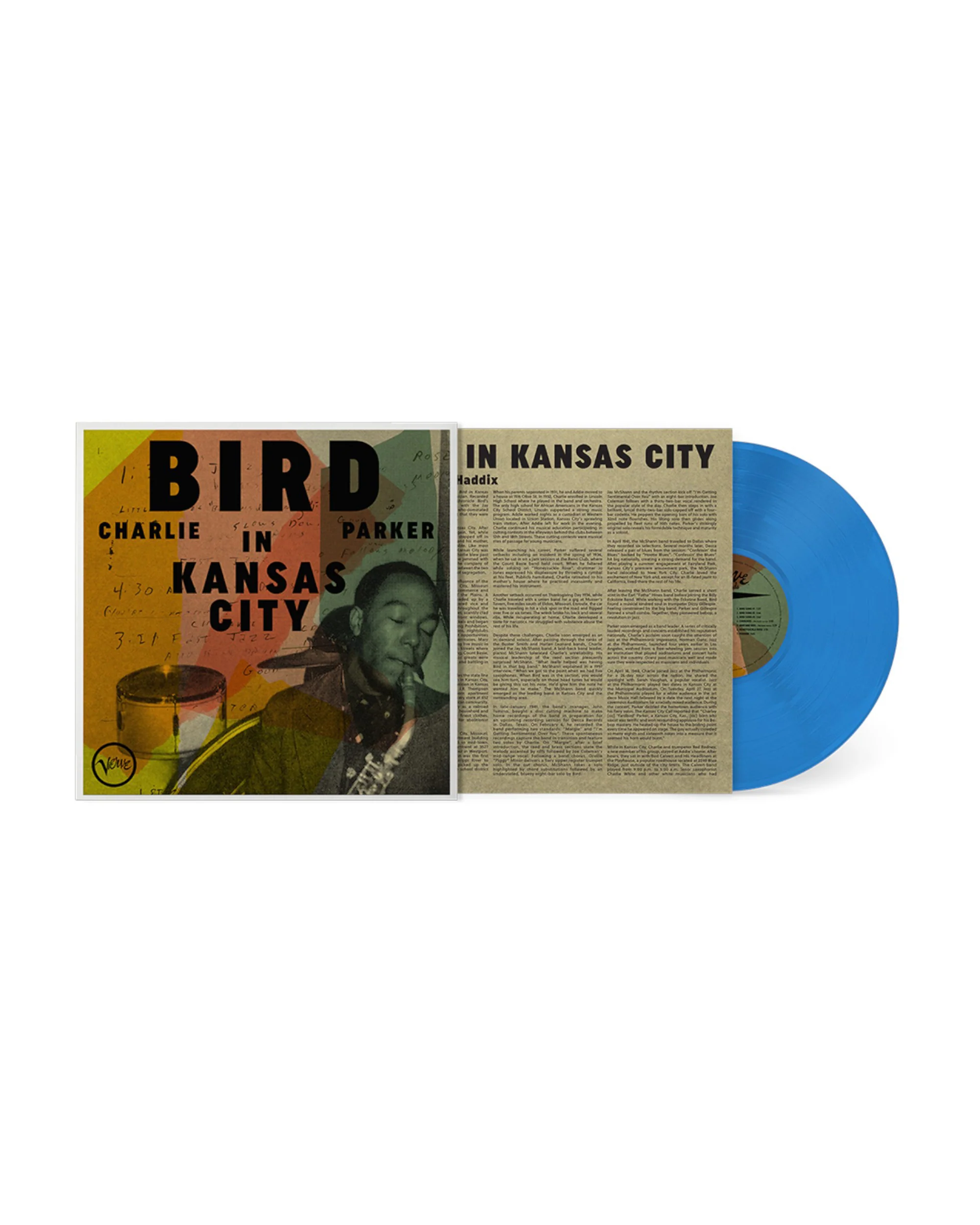 Charlie Parker: Bird In Kansas City Sky Blue LP