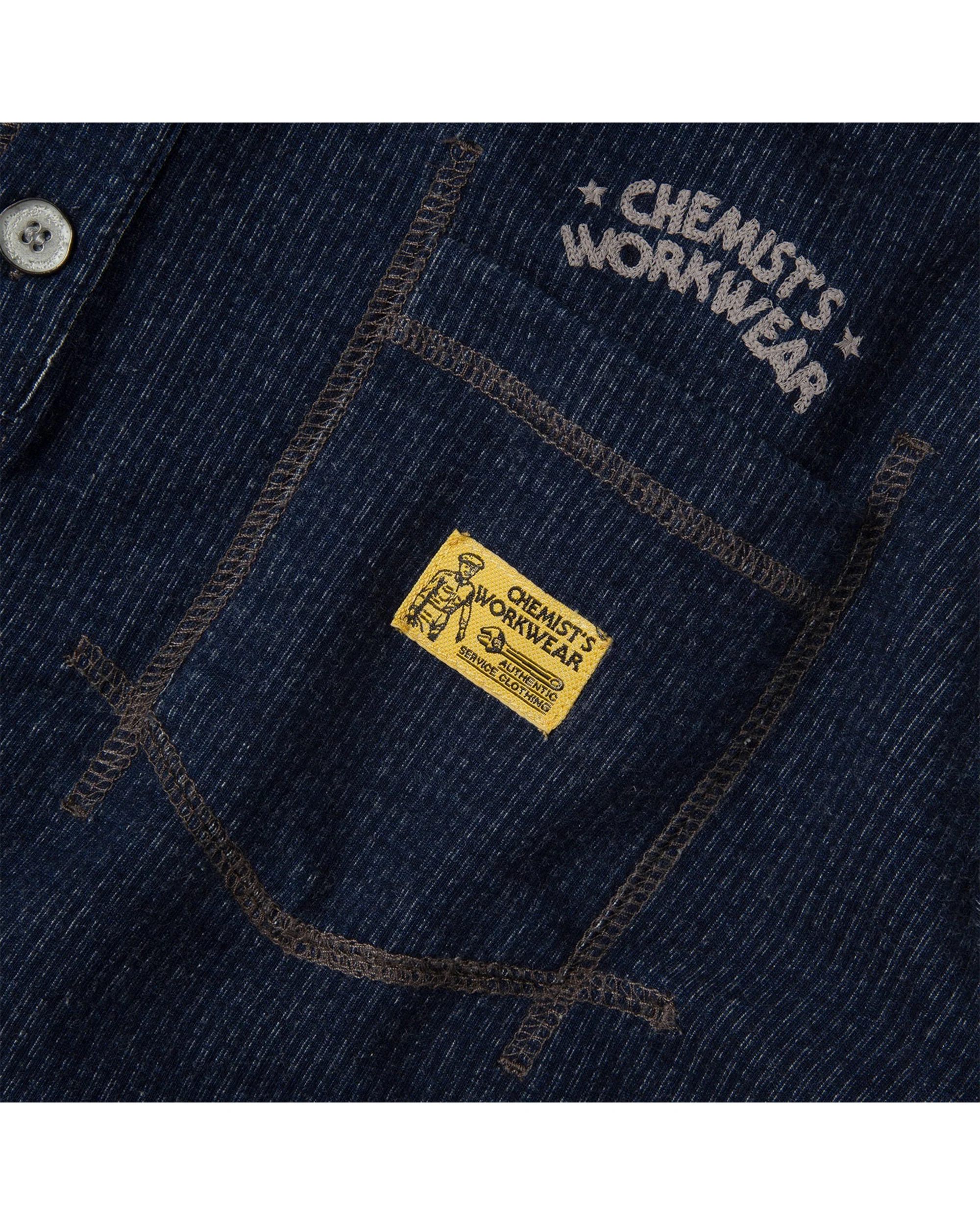 "Chemist‘s Workwear" Henley Long-Sleeve T-Shirt - Image 3