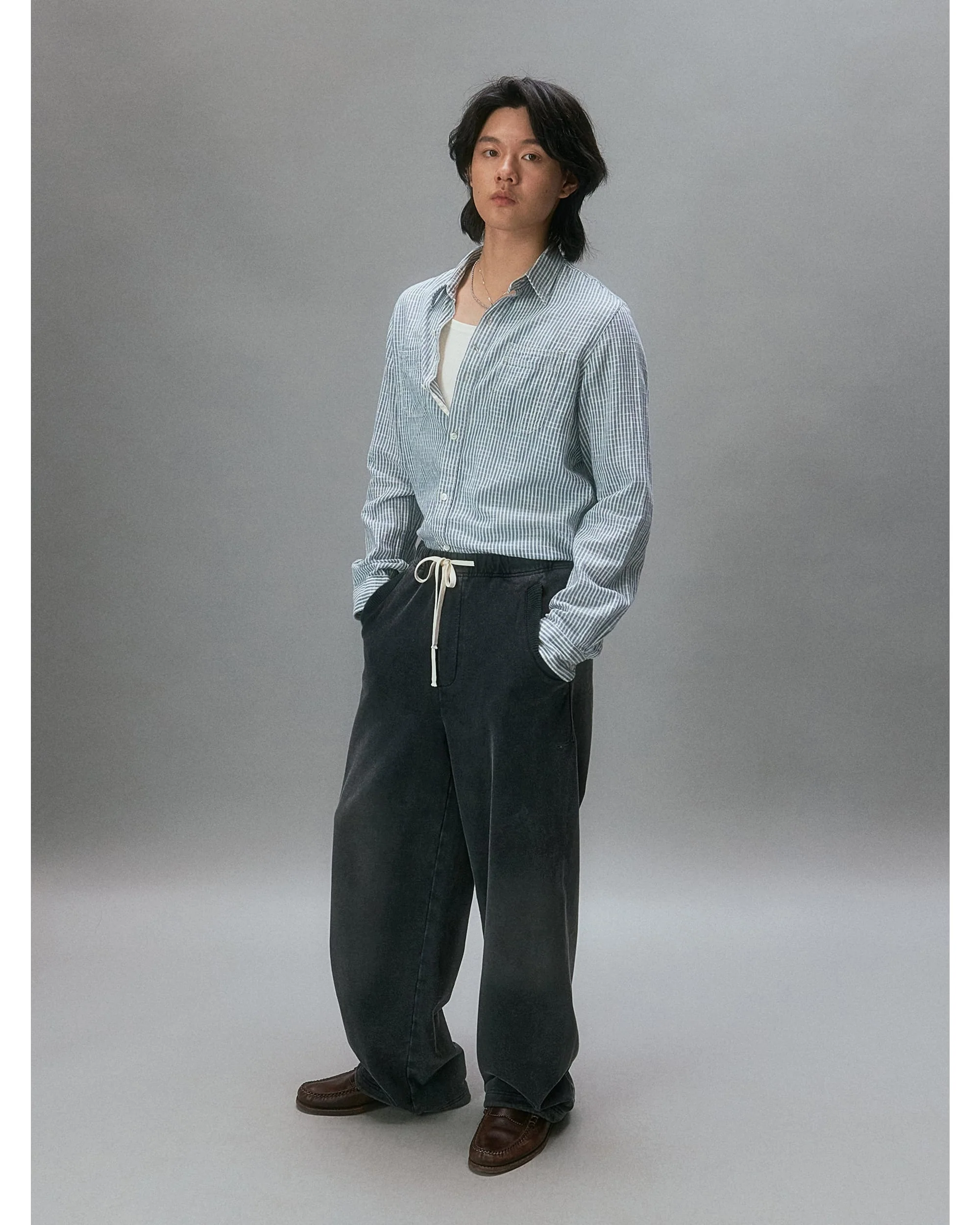 Chemist's Thrift Store Patched Straight Sweatpants - Image 5