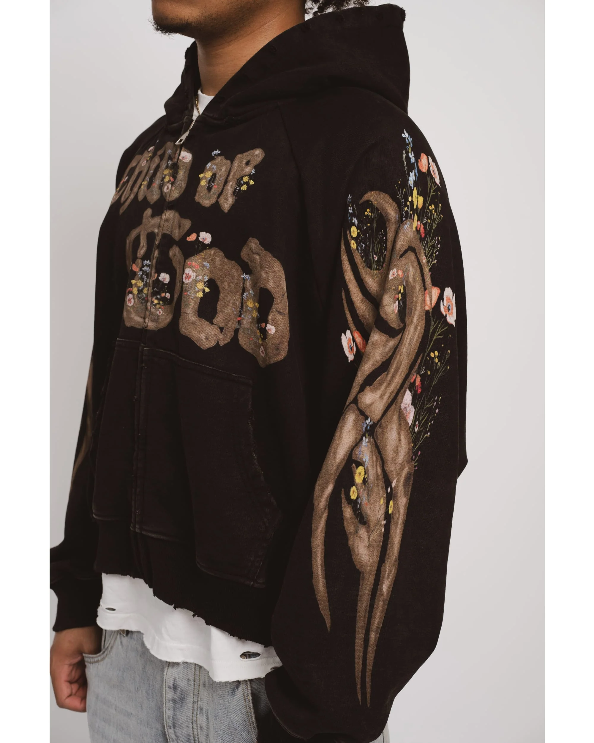 "Child of God" Zip Up (Black) - Image 7