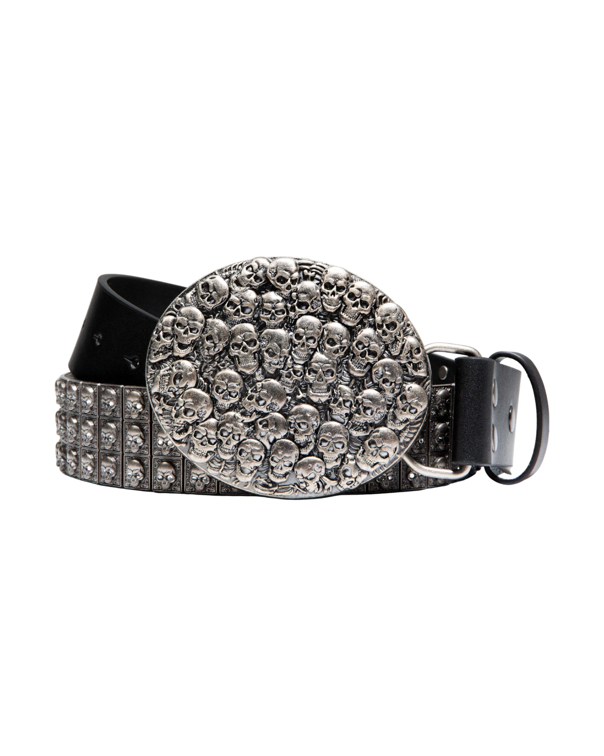 Chrome Skullpile Belt