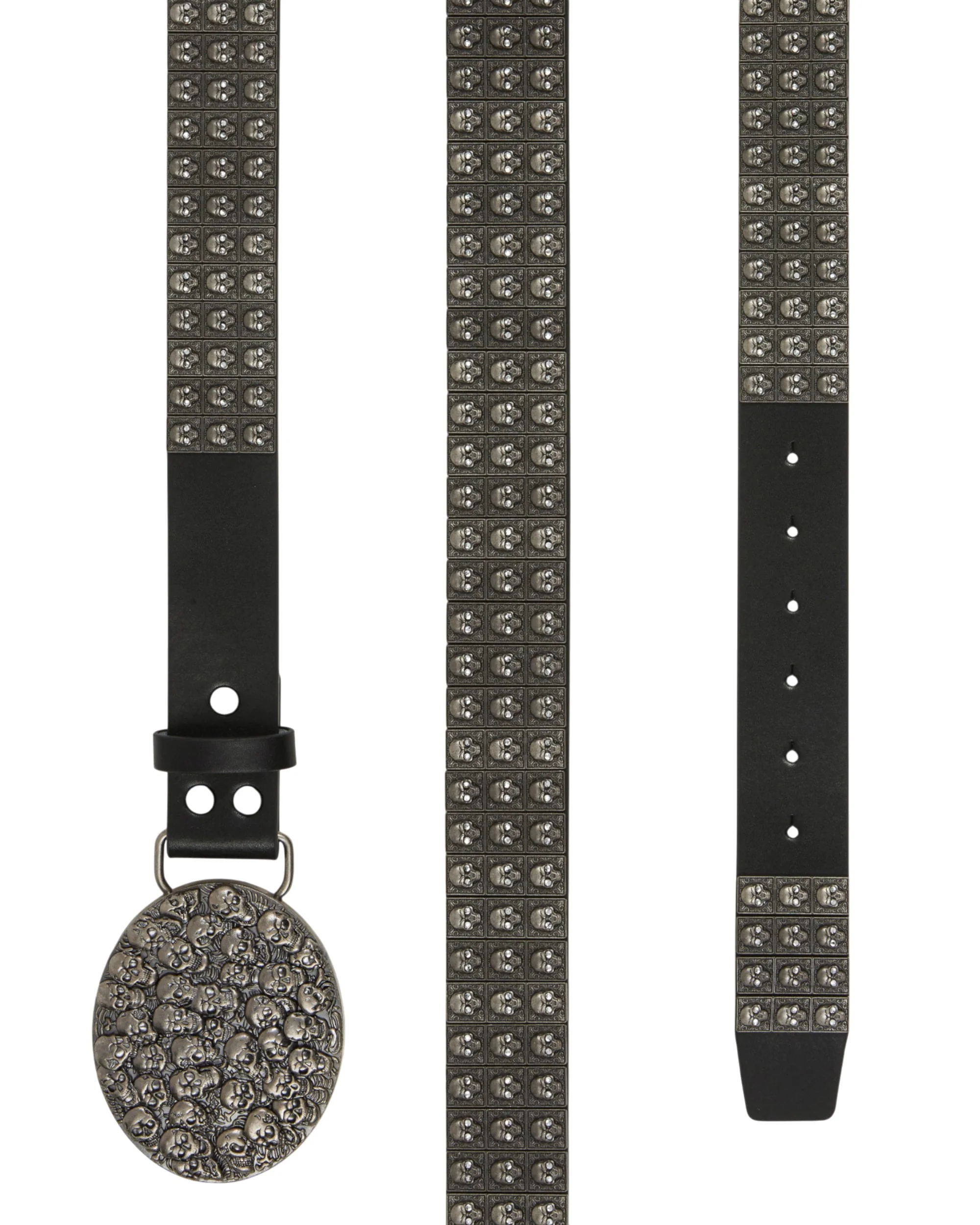 Chrome Skullpile Belt - Image 2