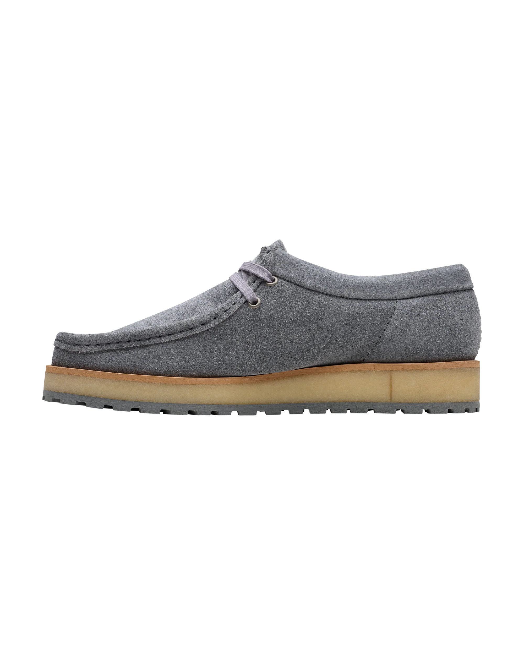 Clarks Wallabee Scout Lo - Grey - Image 3