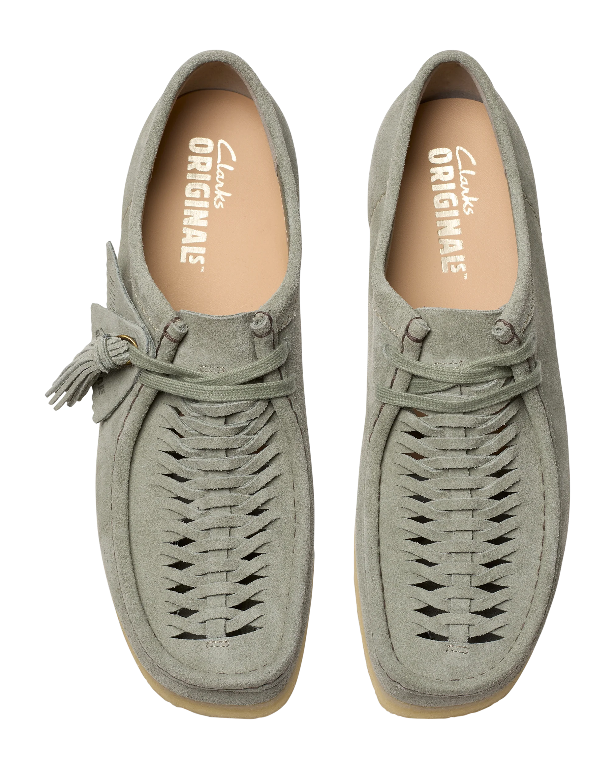 Clarks Wallabee Weave - Sage - Image 5