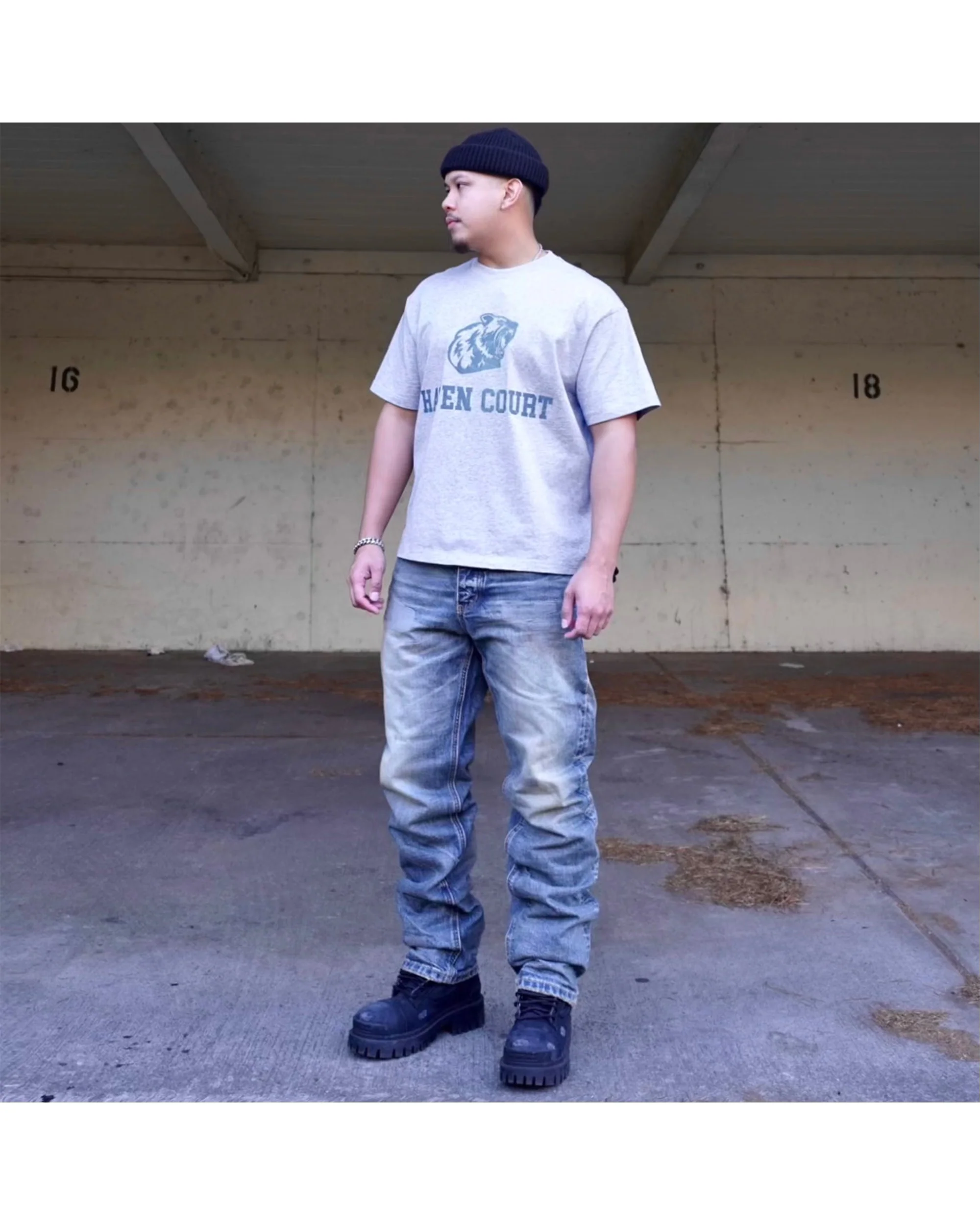 Classic Washed Straight Jean - BLUE - Image 7
