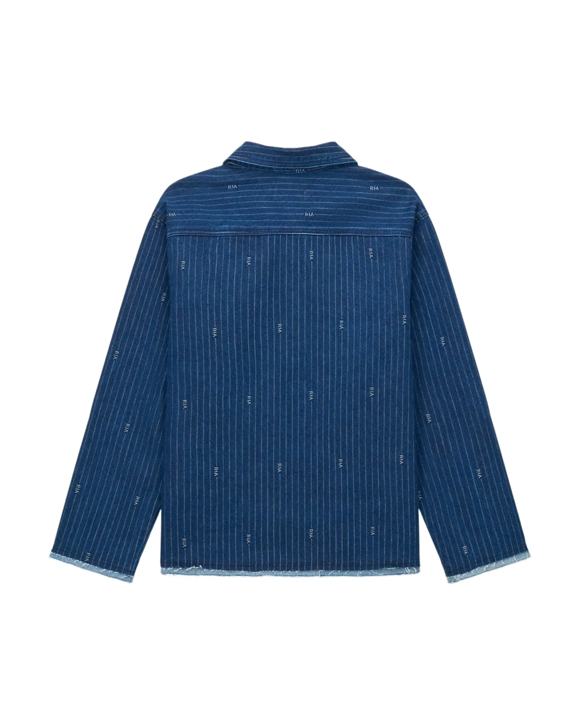 CLEO SHIRT | BLUE PINSTRIPE RTA - Image 2