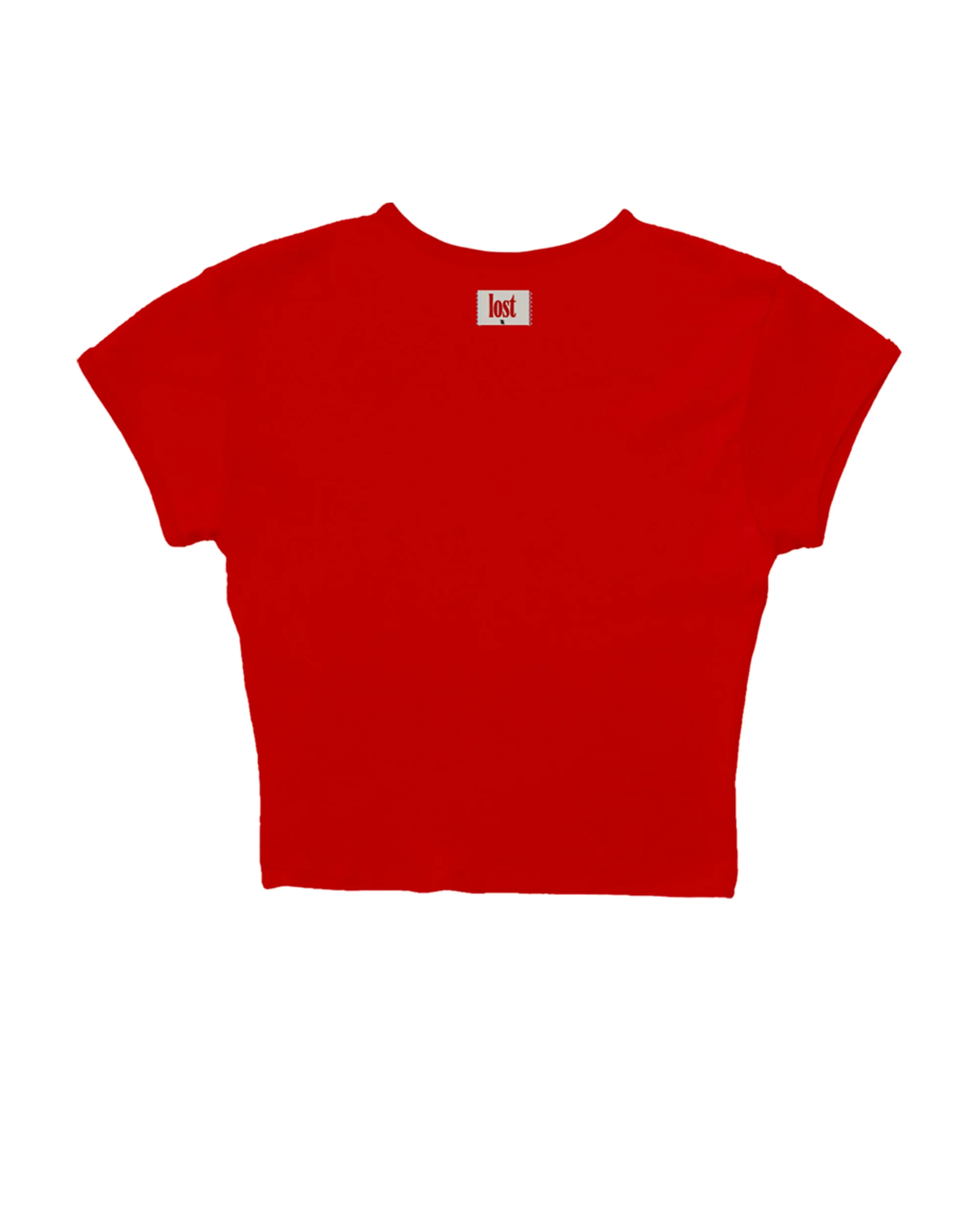 cliché red baby tee - Image 2