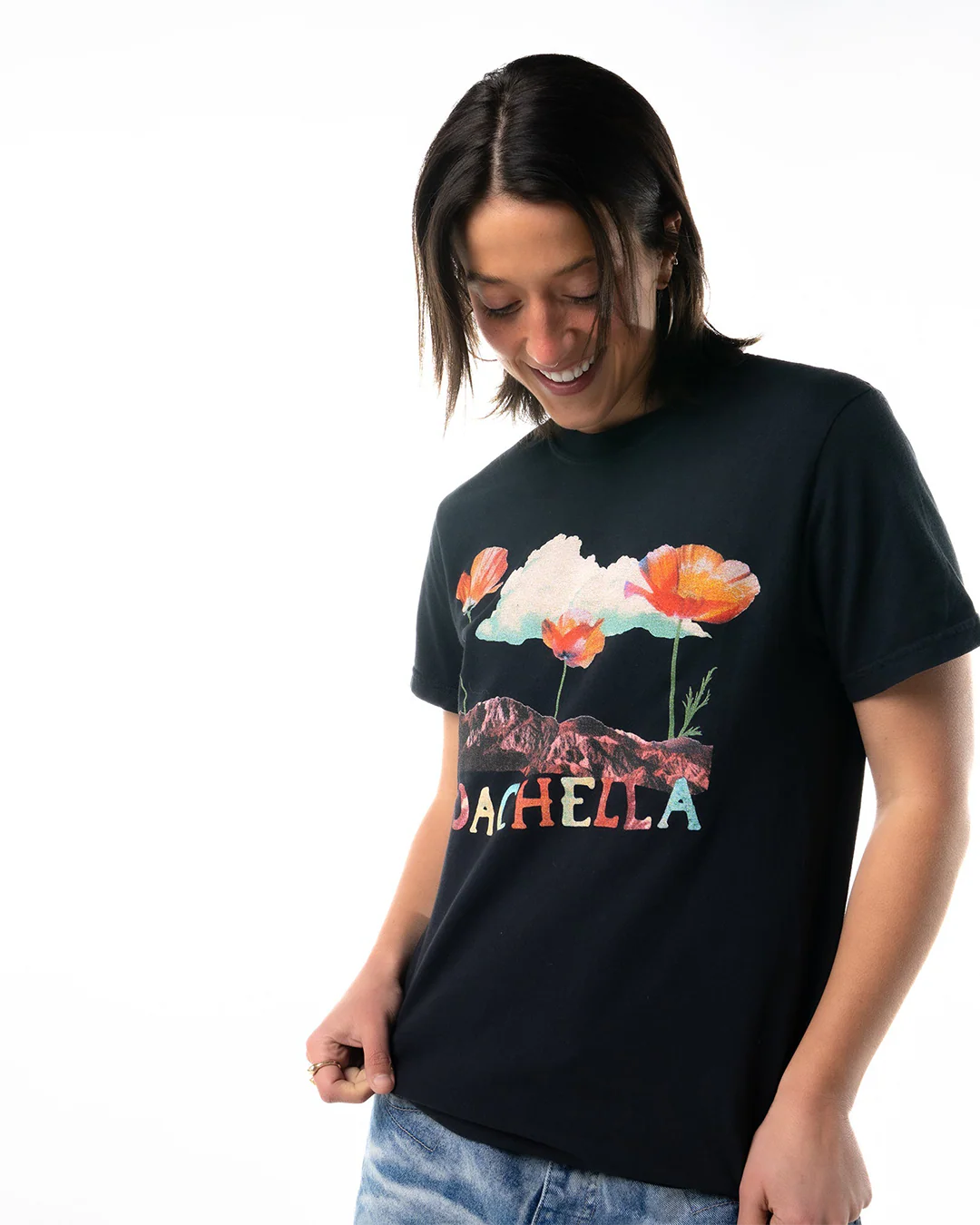 Coachella Poppies 2025 Lineup Tee - Image 4