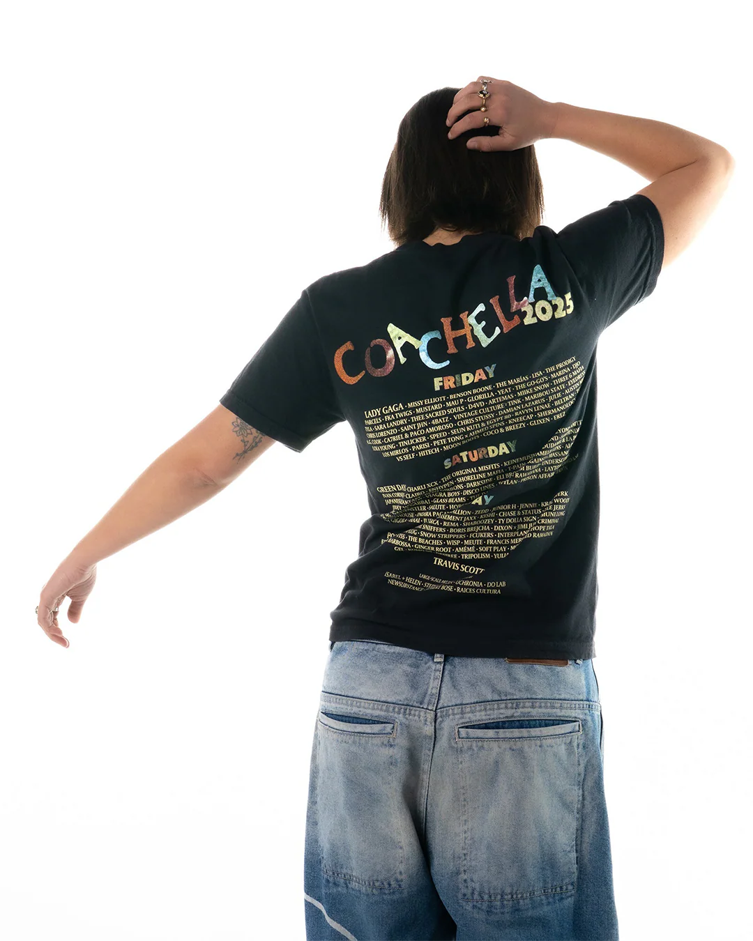 Coachella Poppies 2025 Lineup Tee - Image 6