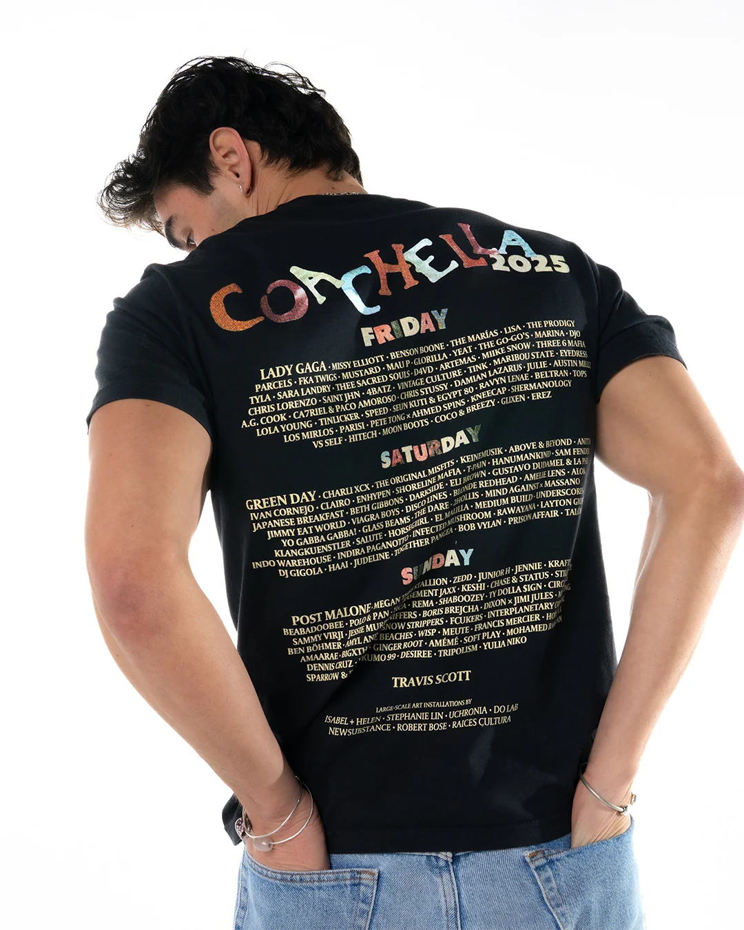 Coachella Poppies 2025 Lineup Tee - Image 7