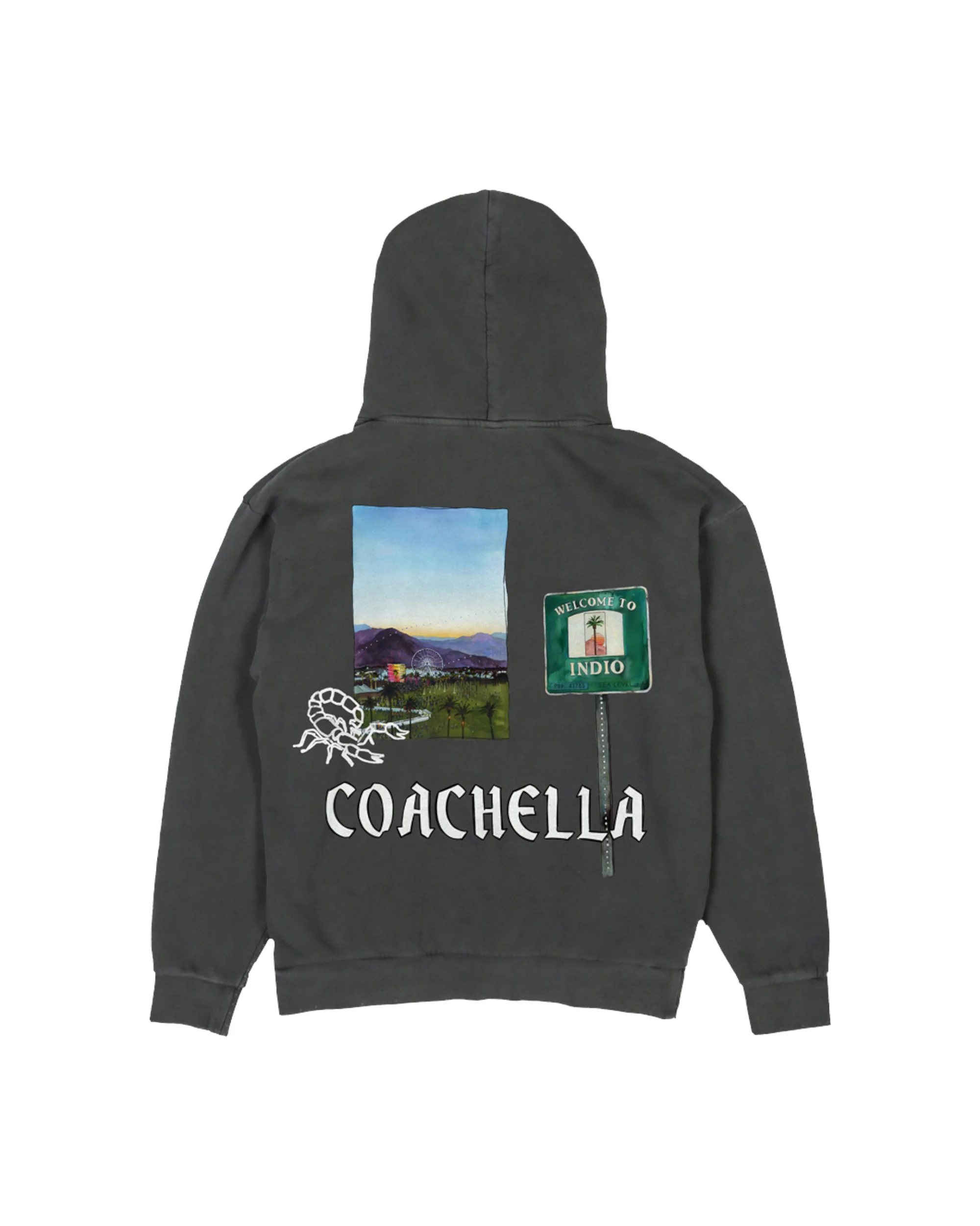 Coachella Valley Watercolors Hoodie - Image 2