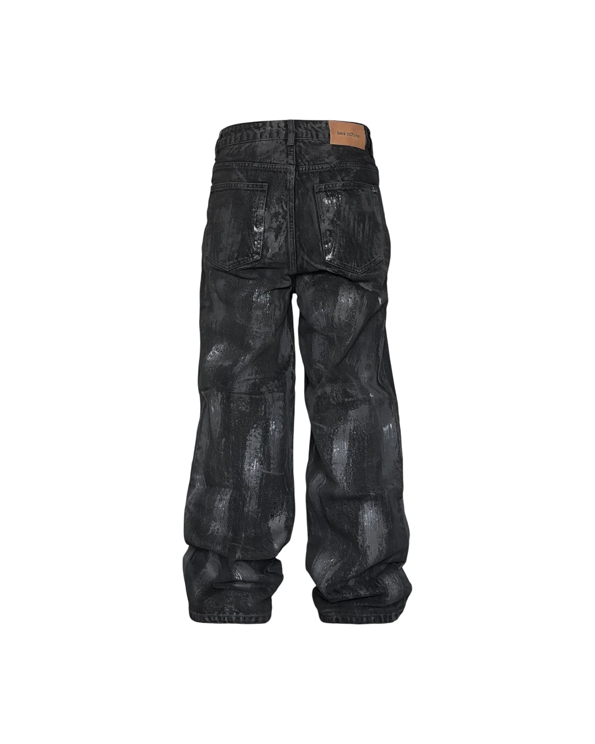 COATED DENIM - BLACK - Image 2