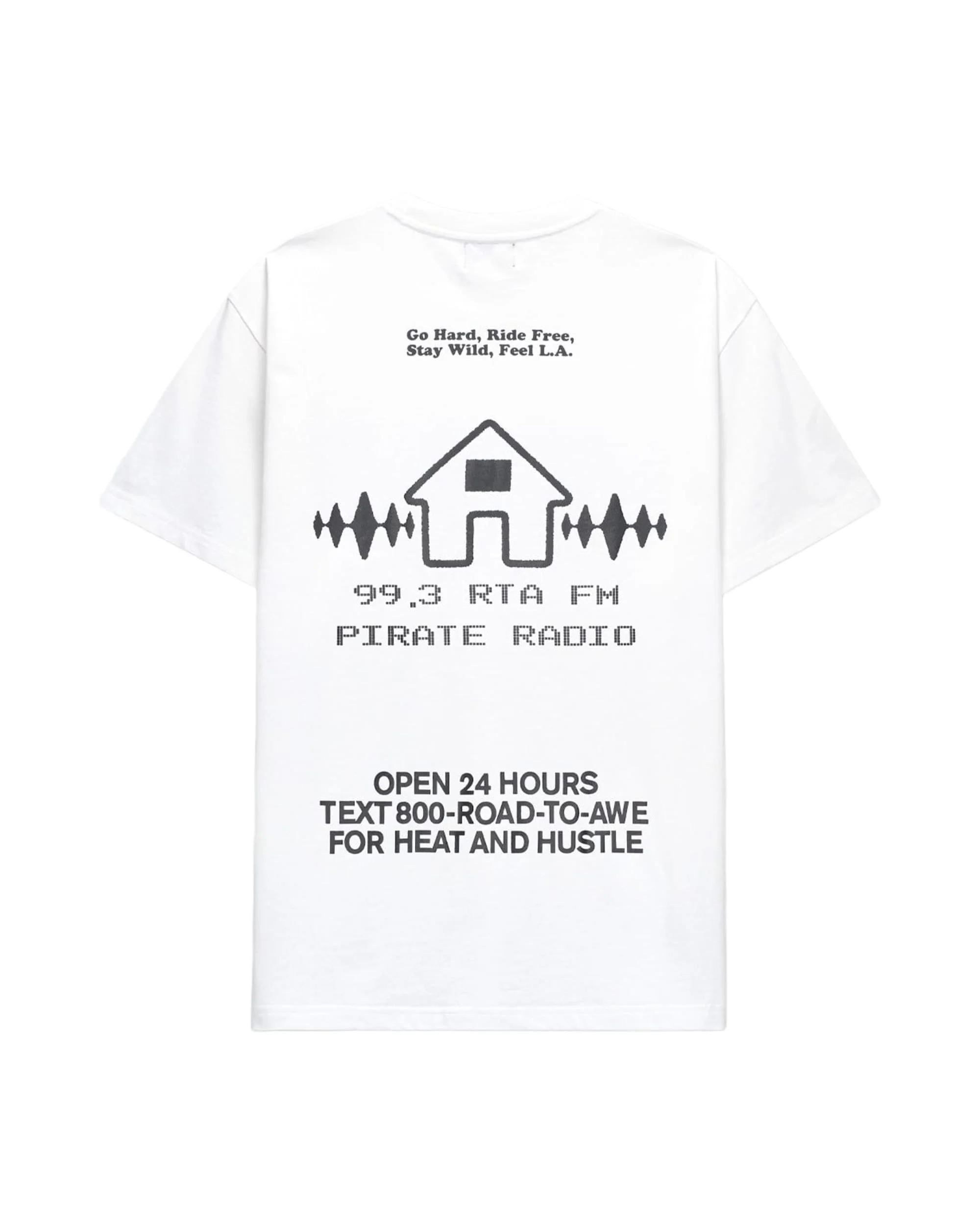 COLIN OVERSIZED SHORT SLEEVE TEE | WHITE RADIO HOUSE - Image 2