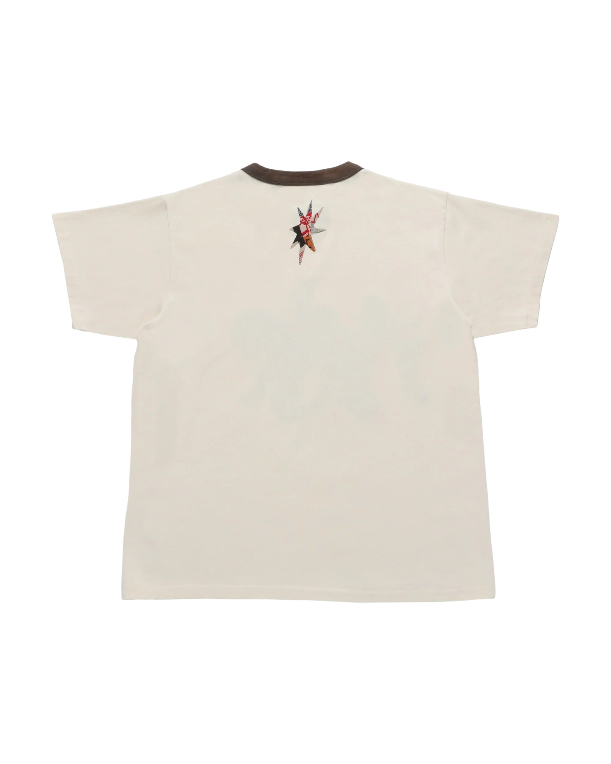 Collage Horse Tee - Charcoal Ringer - Image 3