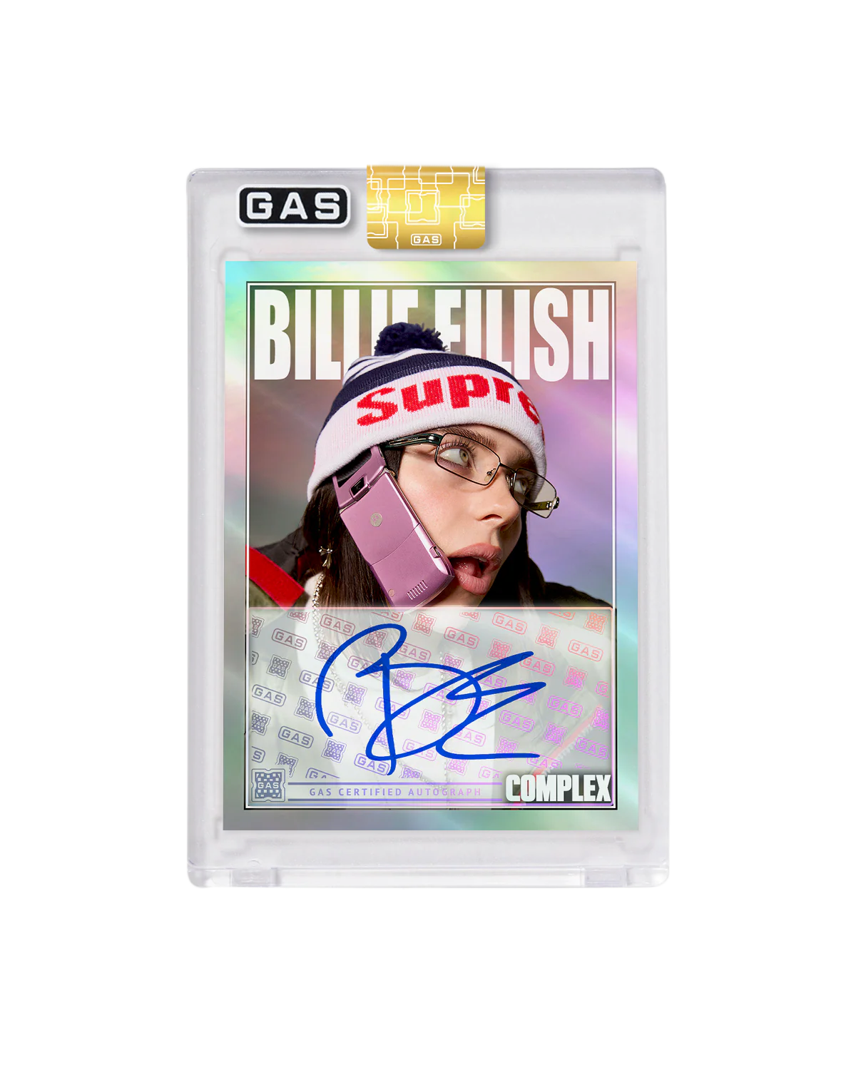 Complex Cover x GAS Trading Card Signed by Billie Eilish - Image 5