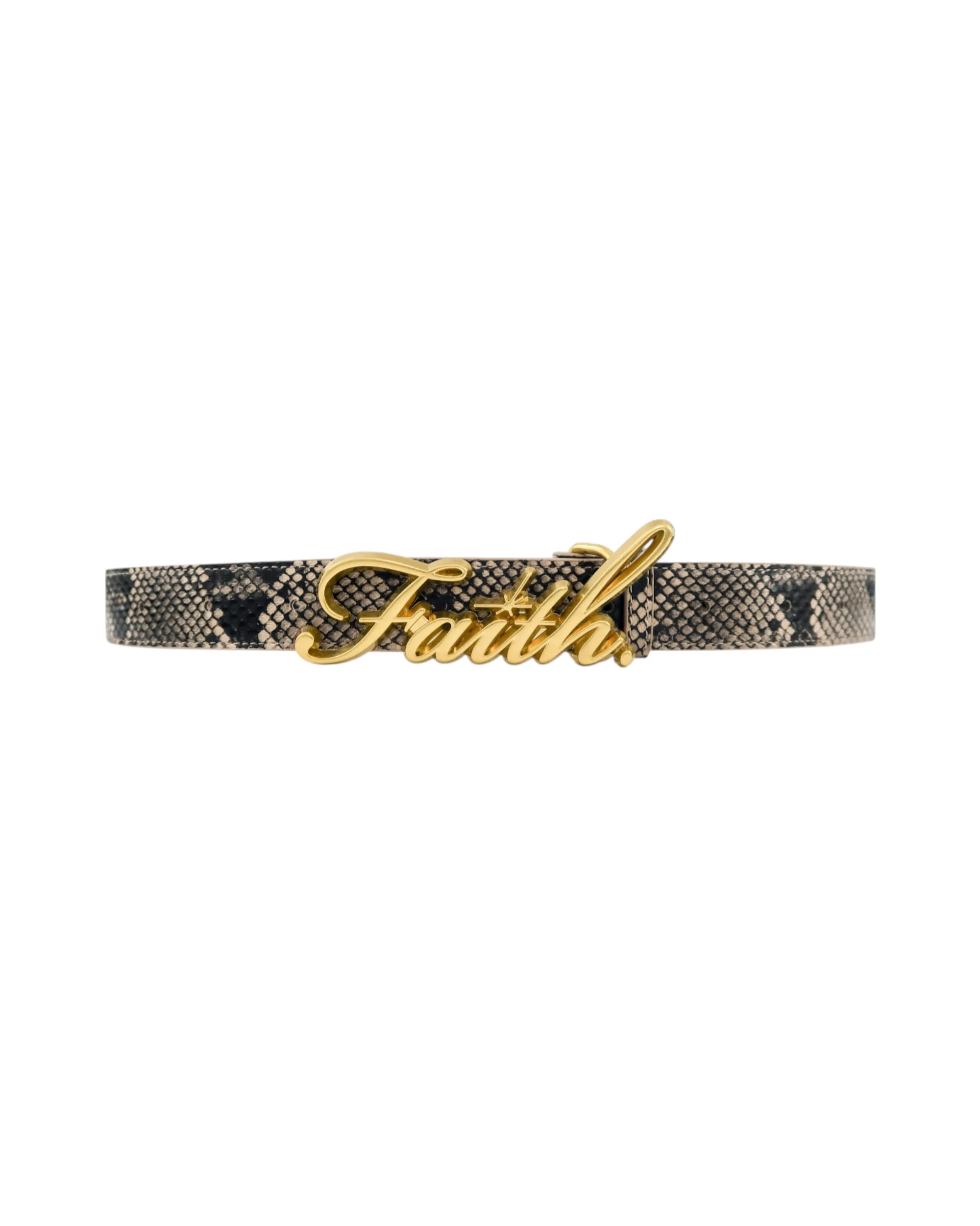 SnakeSkin Faith Belt