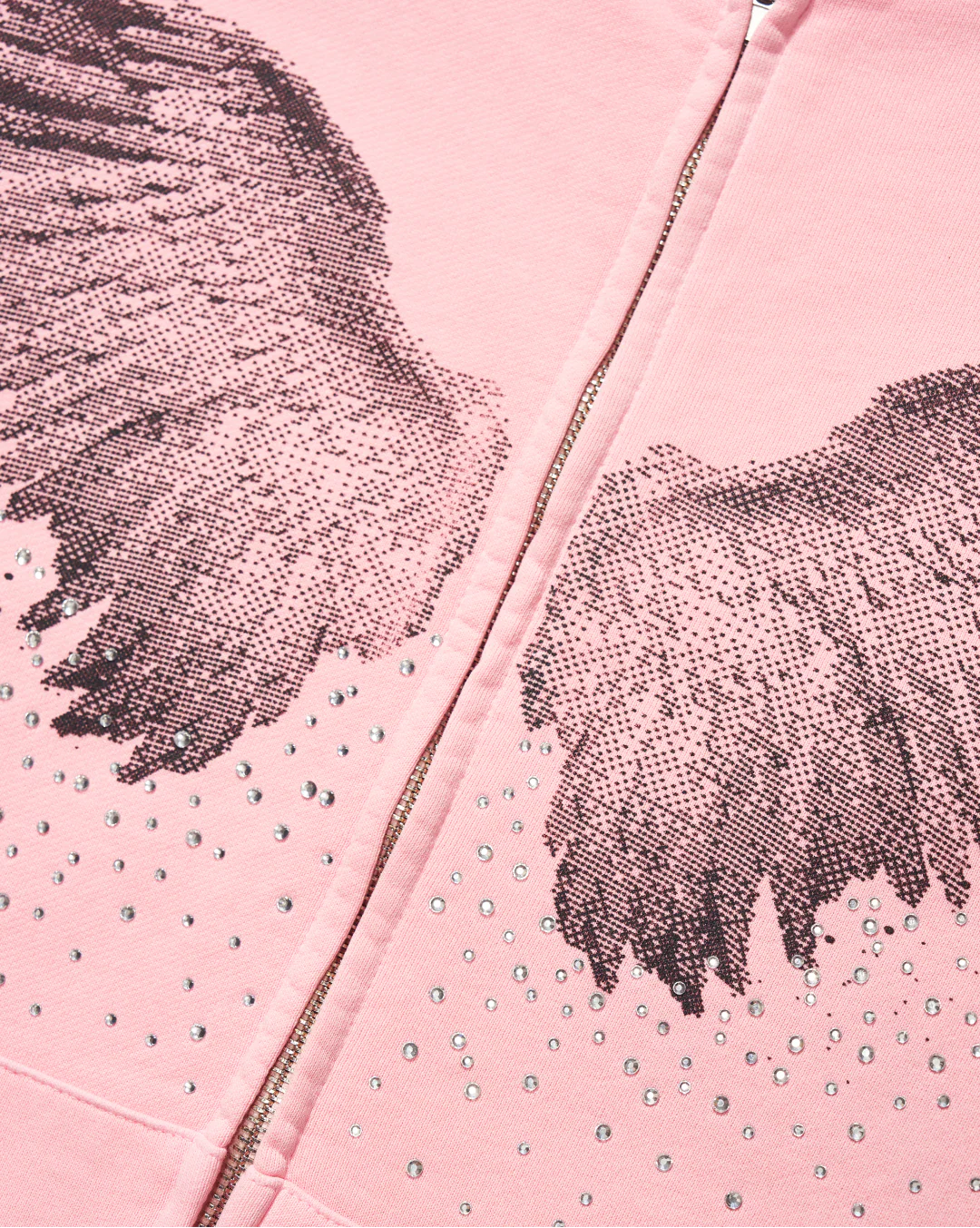 COMPLEX EXCLUSIVE | Wings Zip Hoodie (Pink) - Image 5