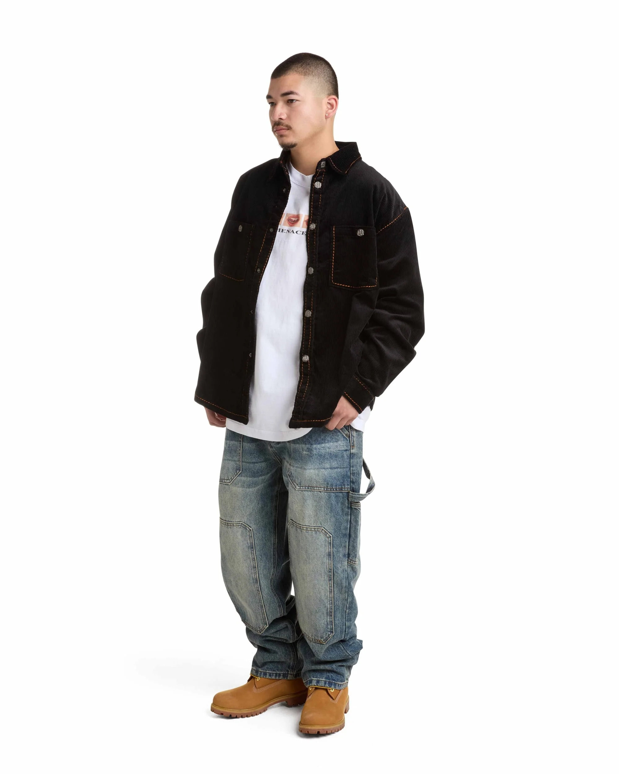 CORDUROY BUTTON-UP SHIRT - Image 4
