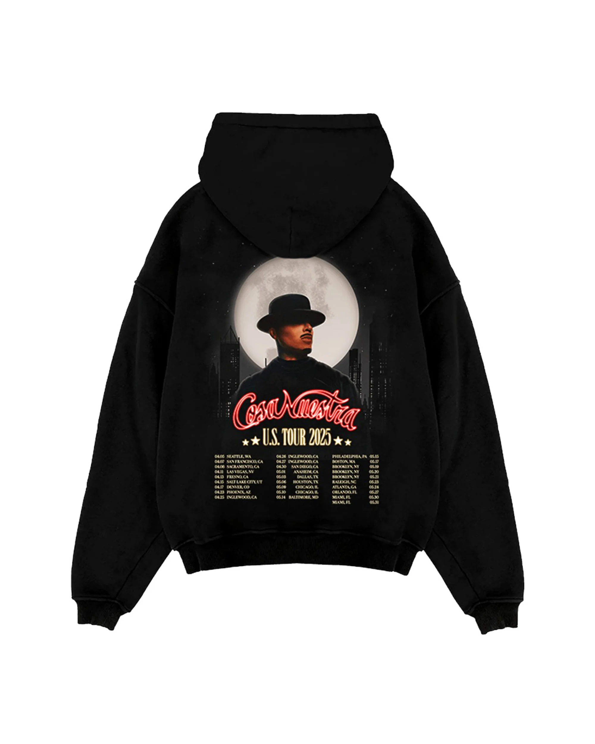 Cosa Nuestra World Tour Hoodie - Black - Image 2