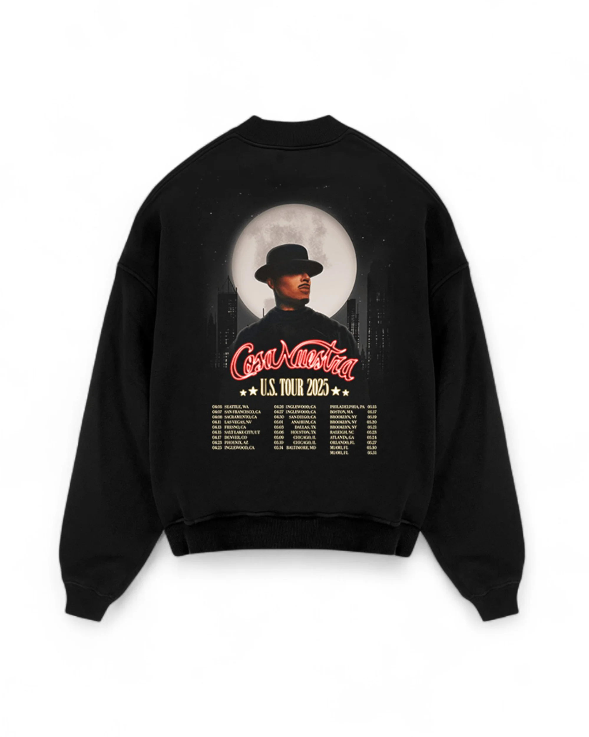 Cosa Nuestra World Tour Sweatshirt - Black - Image 2