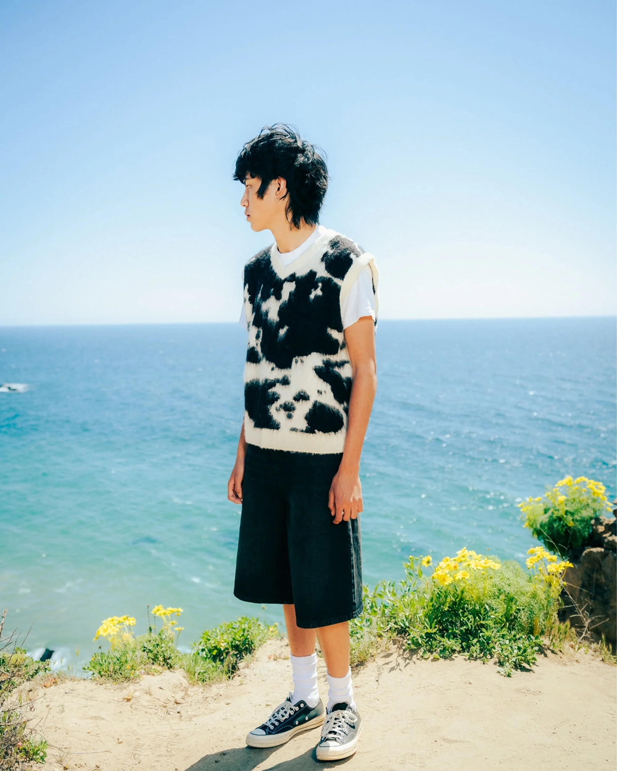 Cowhide Mohair Vest - Image 2