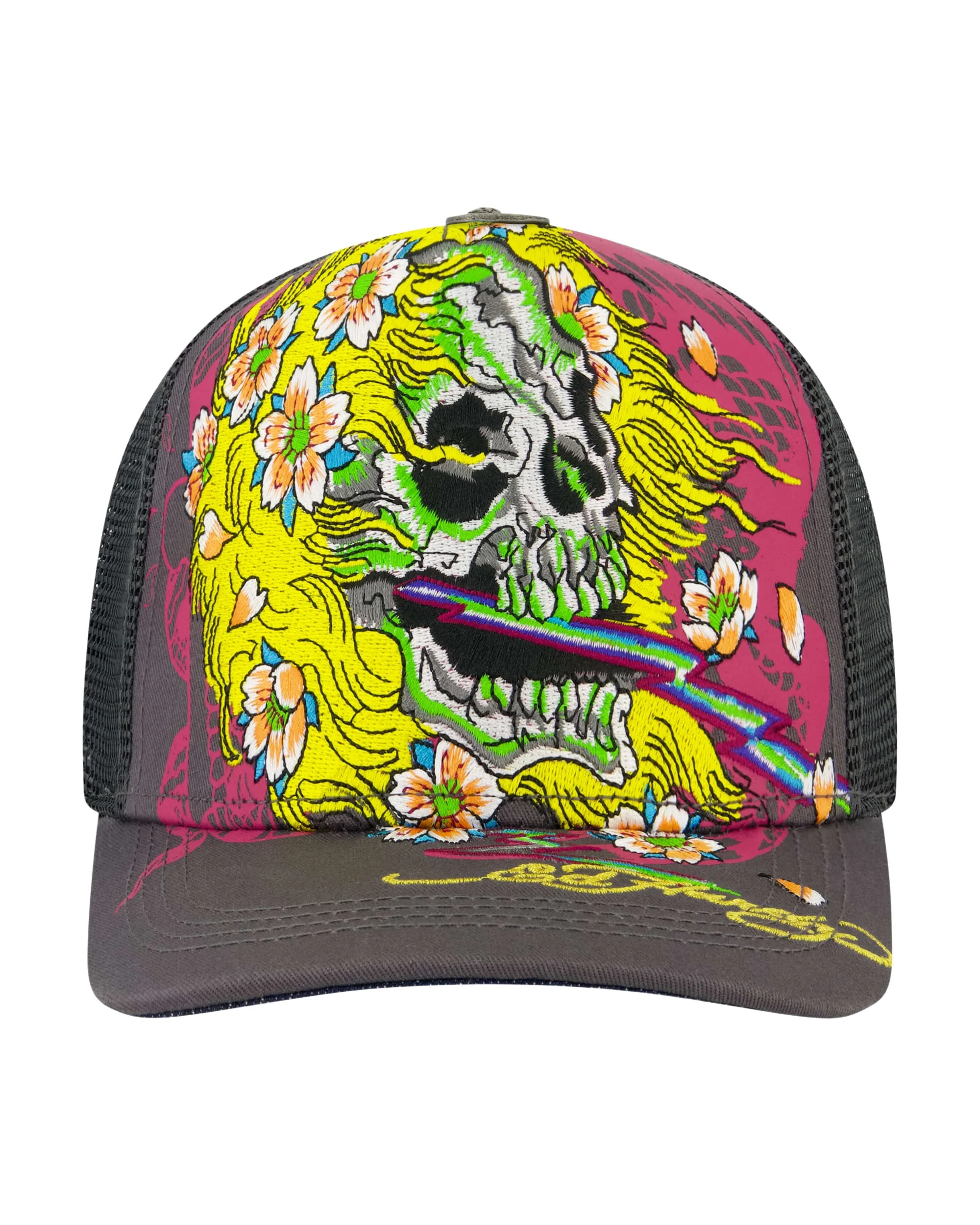 Crazy Skull Trucker Hat