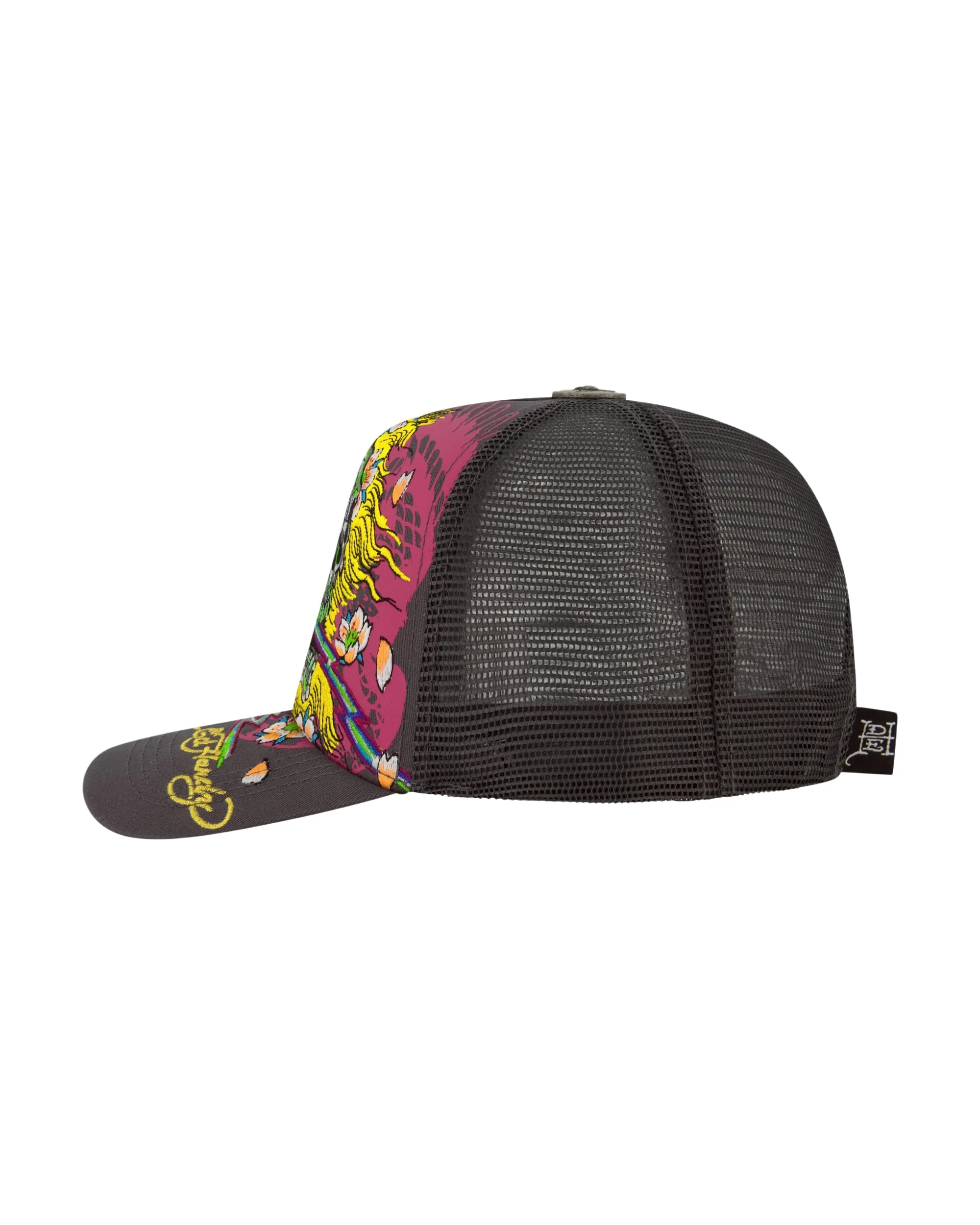 Crazy Skull Trucker Hat - Image 2