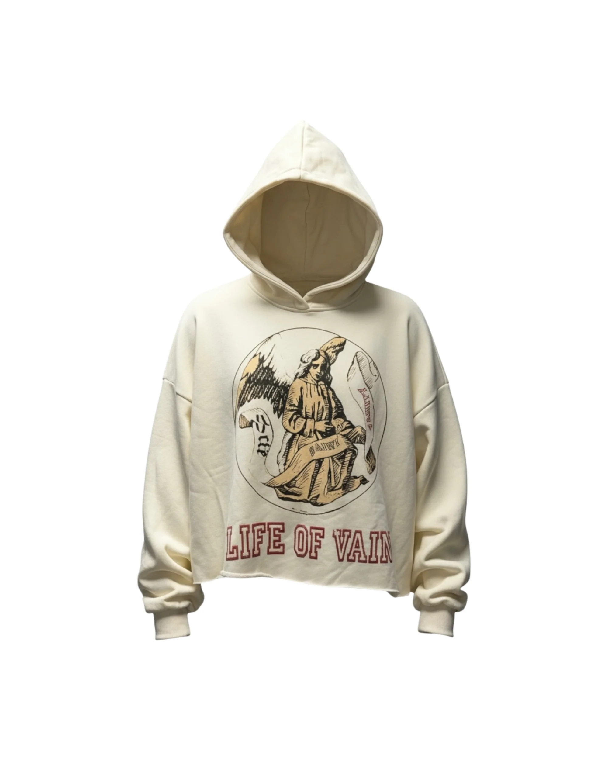 CREAM LIFE OF VAIN HOODIE +