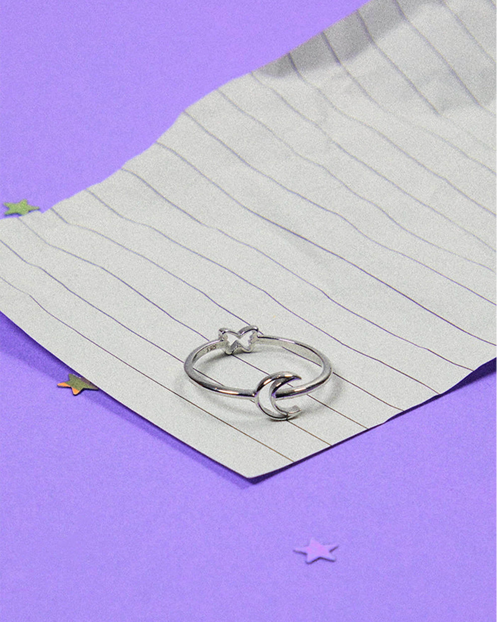 crescent moon ring - Image 3