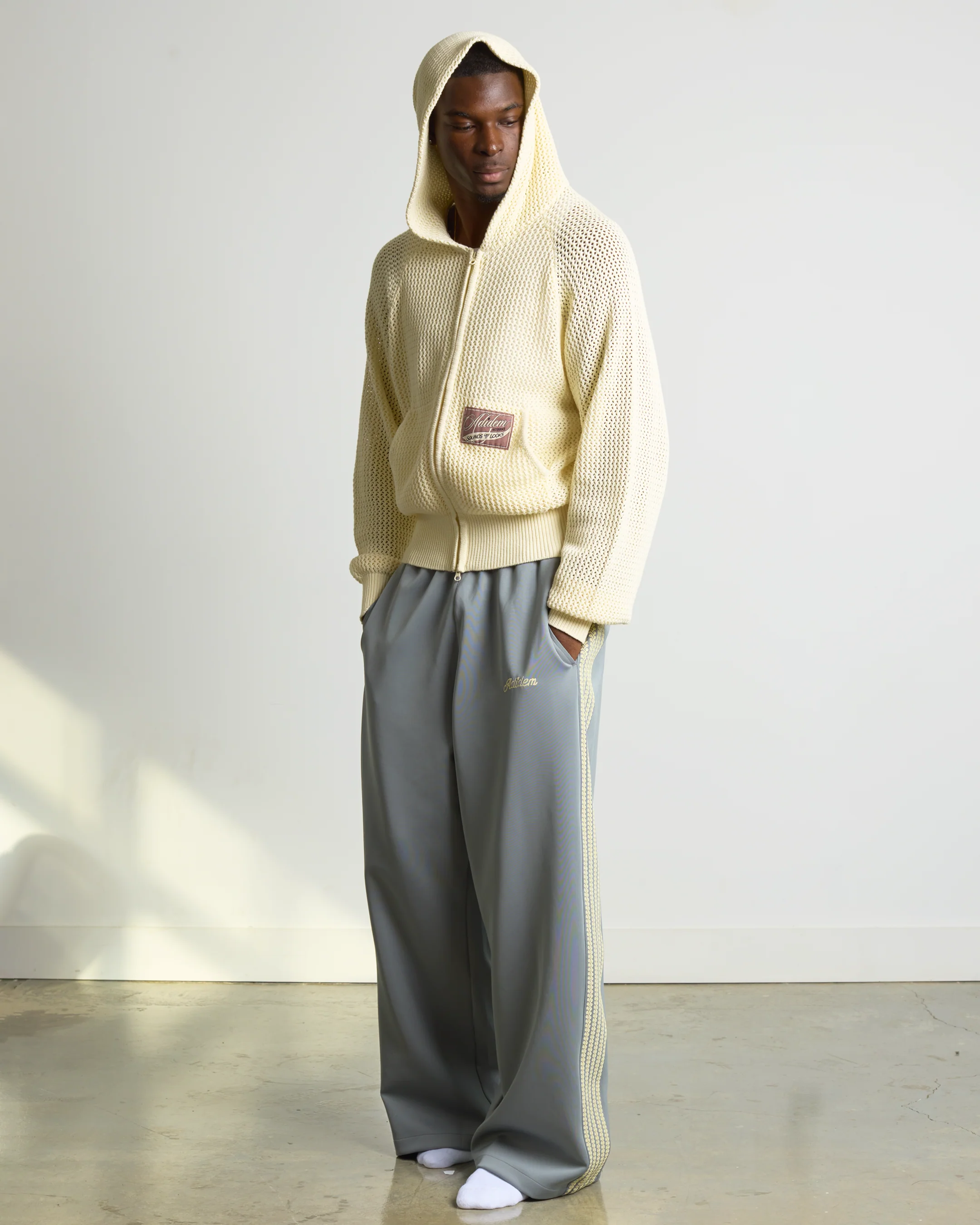 Crochet Knit Hoodie - Image 6