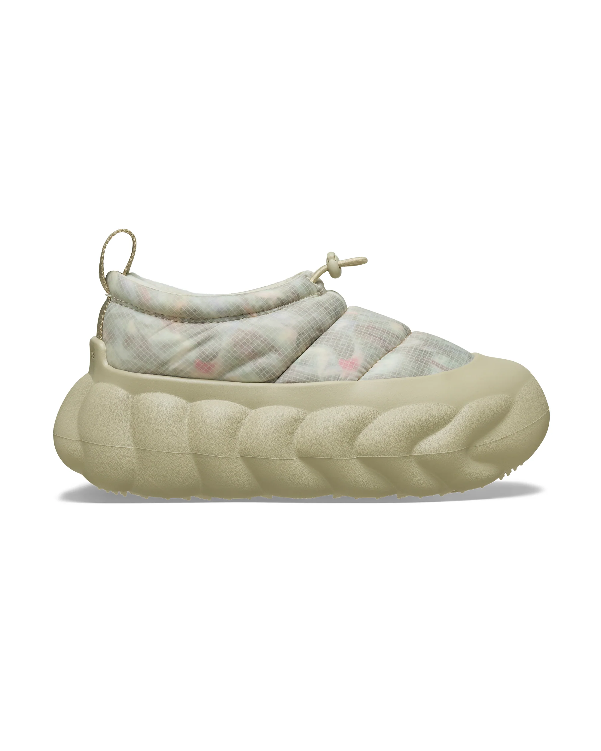 CROCS OVERPUFF SHORTY TRANSLUCENT WHITE