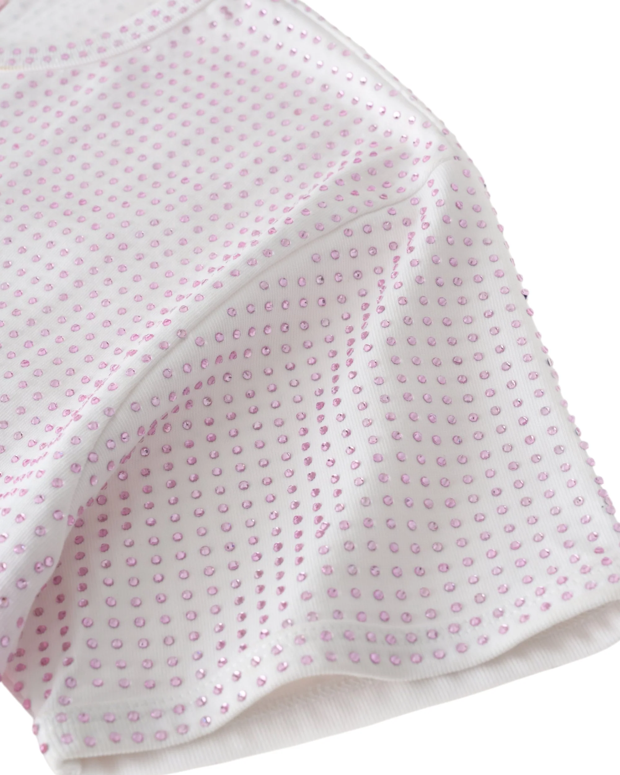 Cropped Stardust Pink Diamond Tee - Image 5