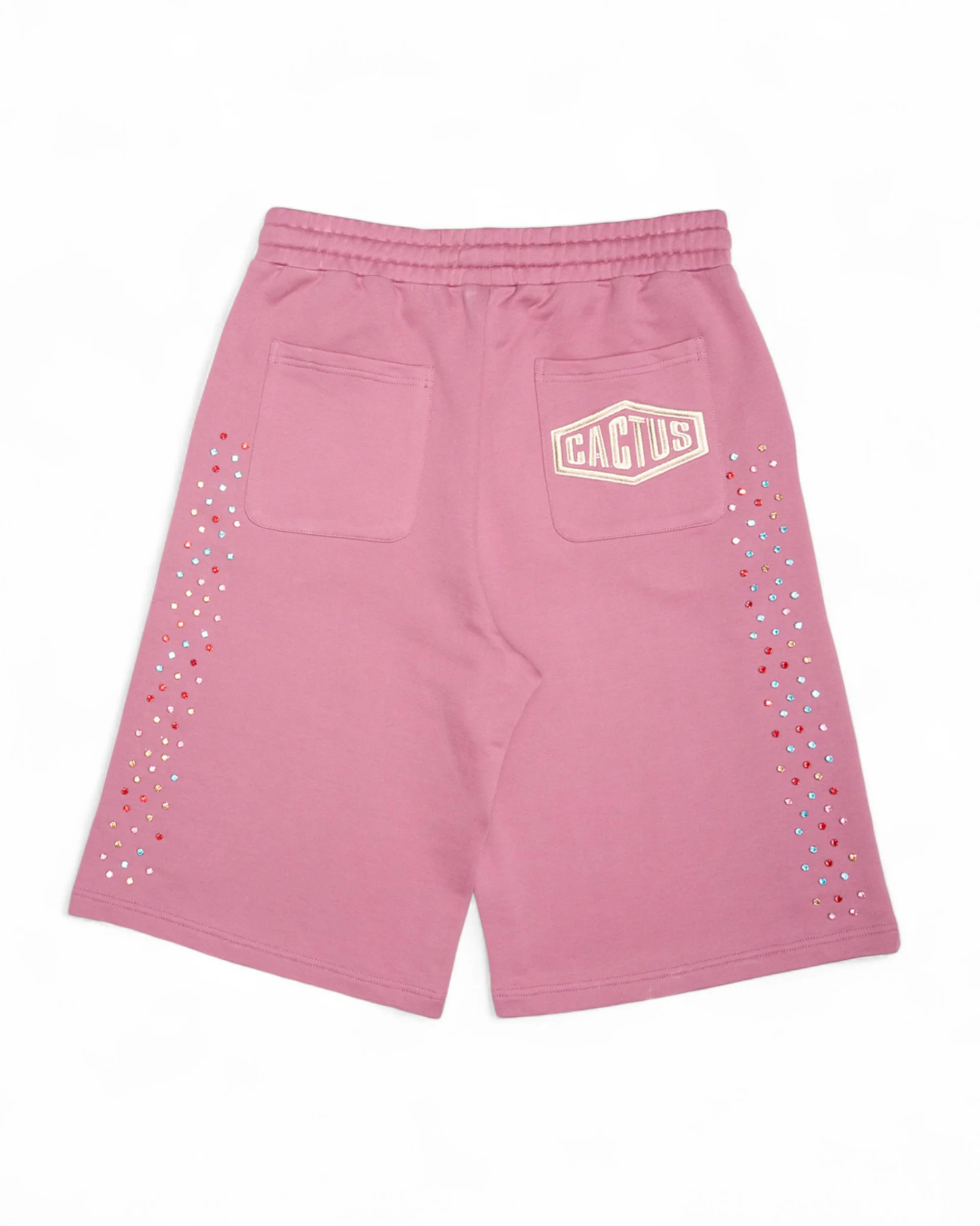 Crystal Cactus Sweat Shorts - Raspberry - Image 2