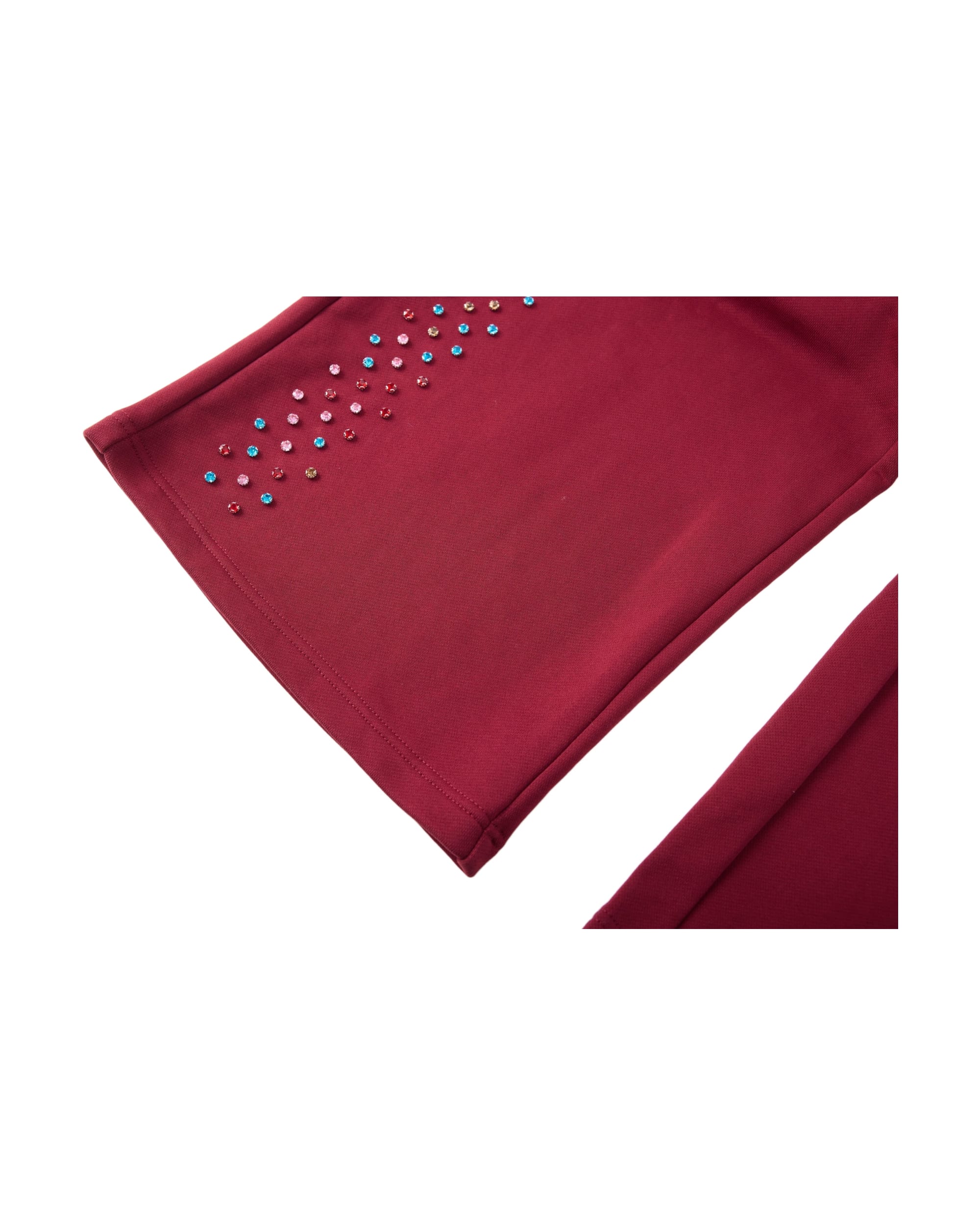 CRYSTAL CACTUS SWEATS - MAROON - Image 8