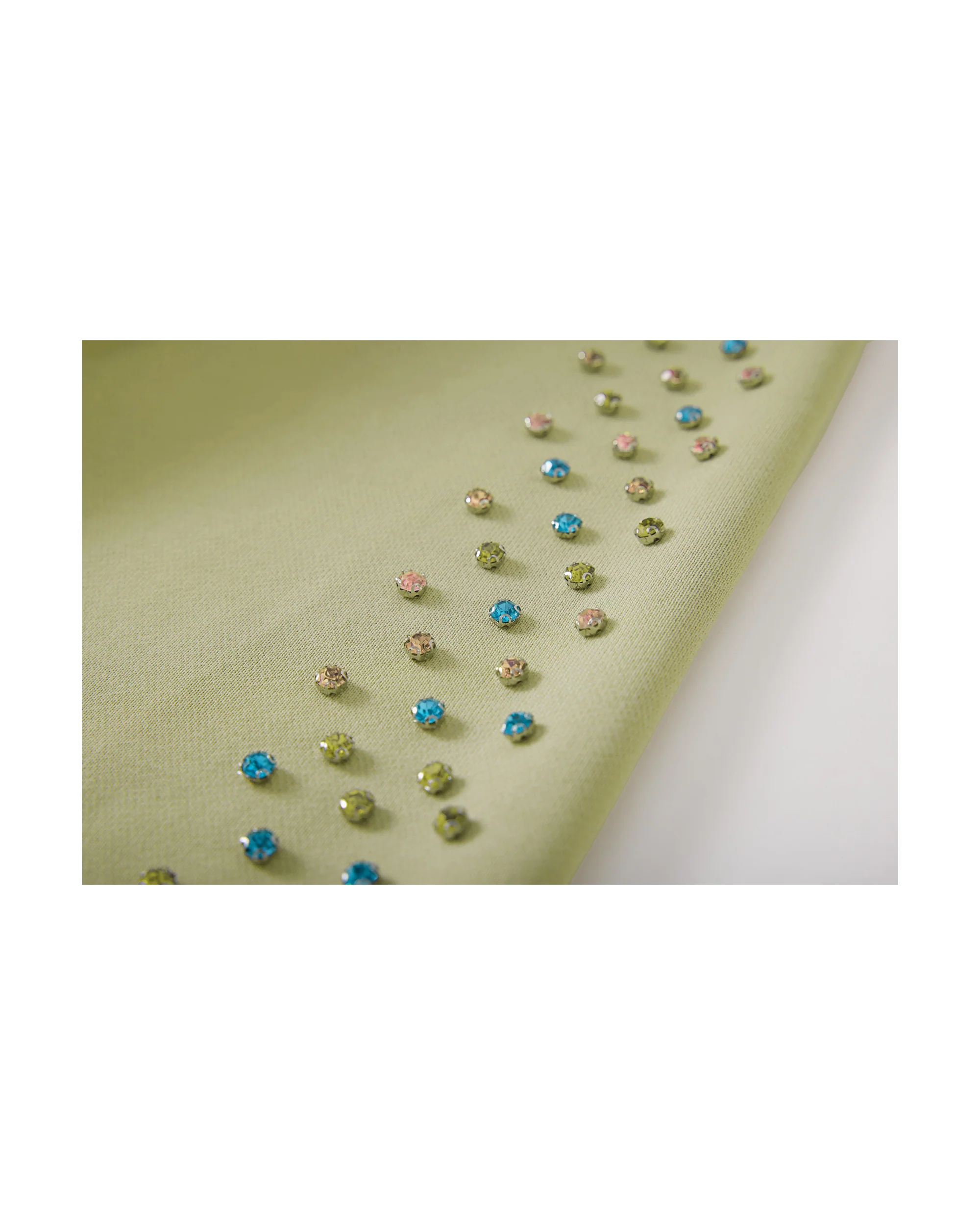 CRYSTAL CACTUS ZIP HOODIE - SAGE - Image 8