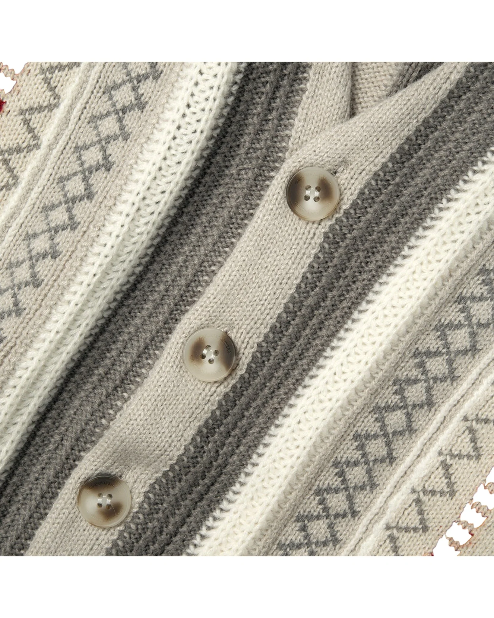 Dad's Striped Knit Cardigan - Image 9
