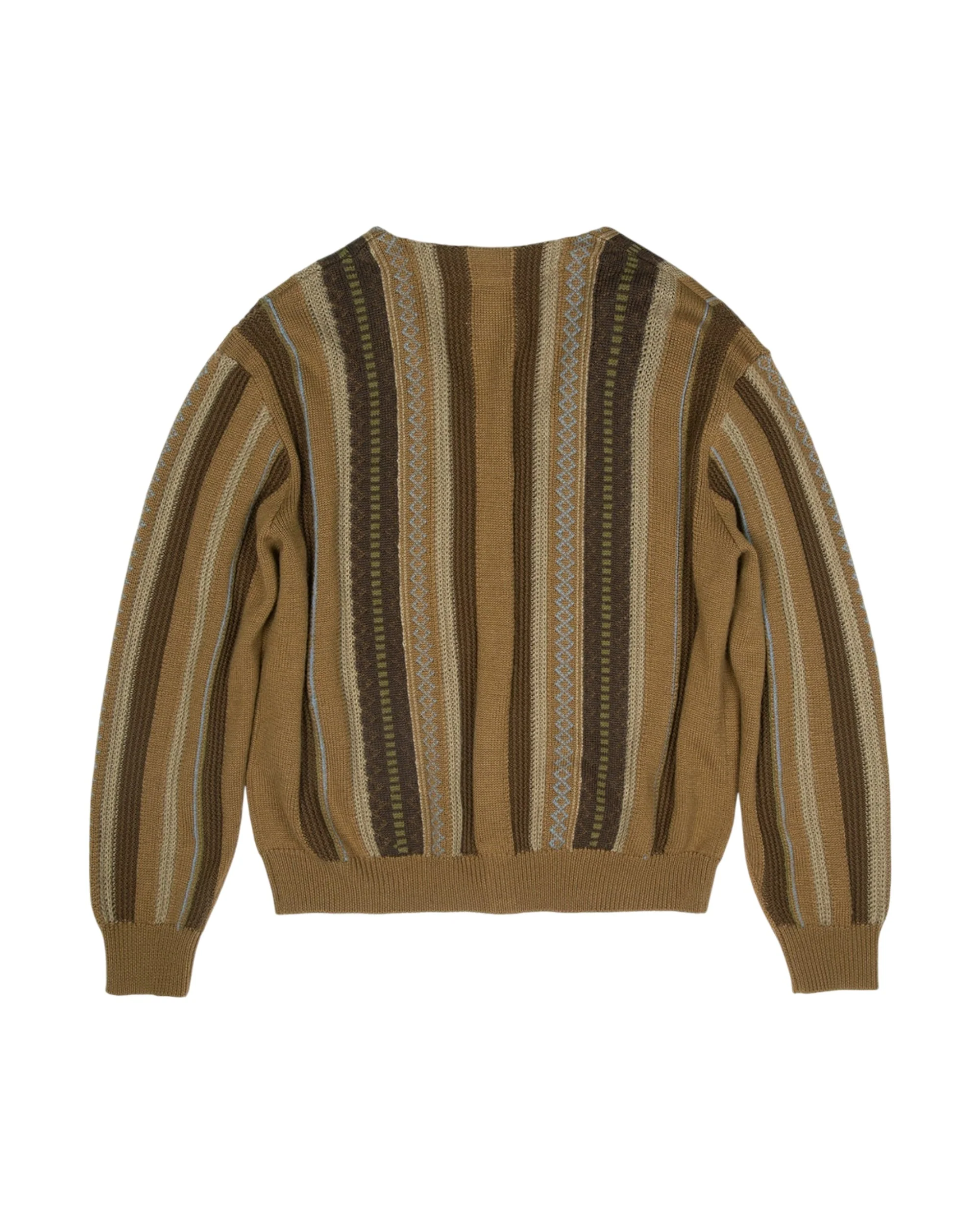 Dad's Striped Knit Cardigan - Image 2
