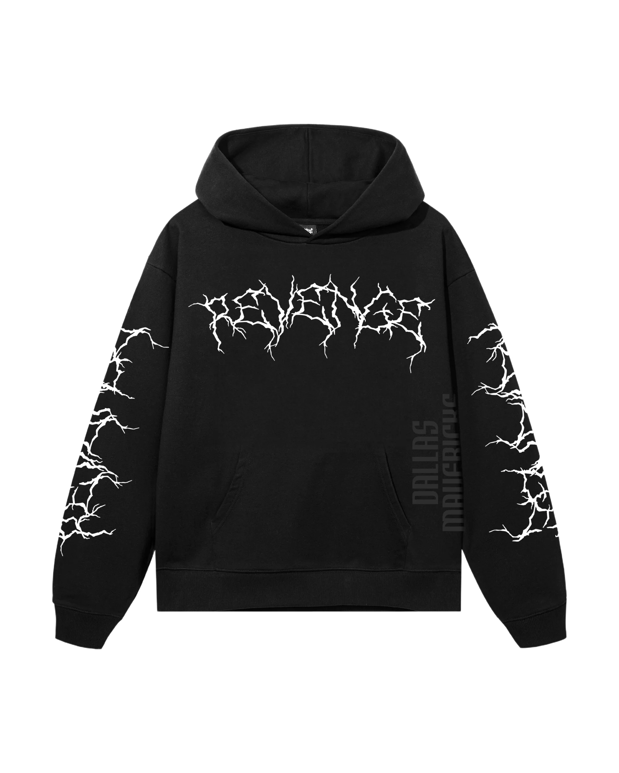 DALLAS MAVS LIGHTNING LOGO HOODIE BLACK