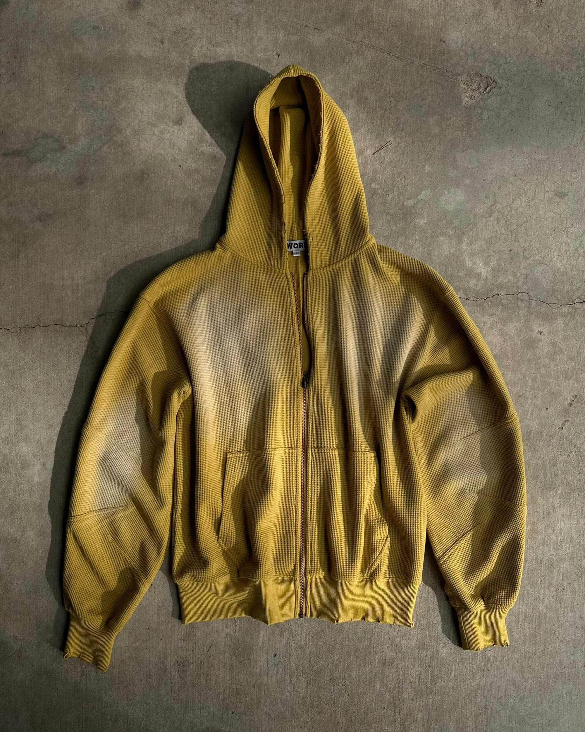Darted Zip-up Hoodie